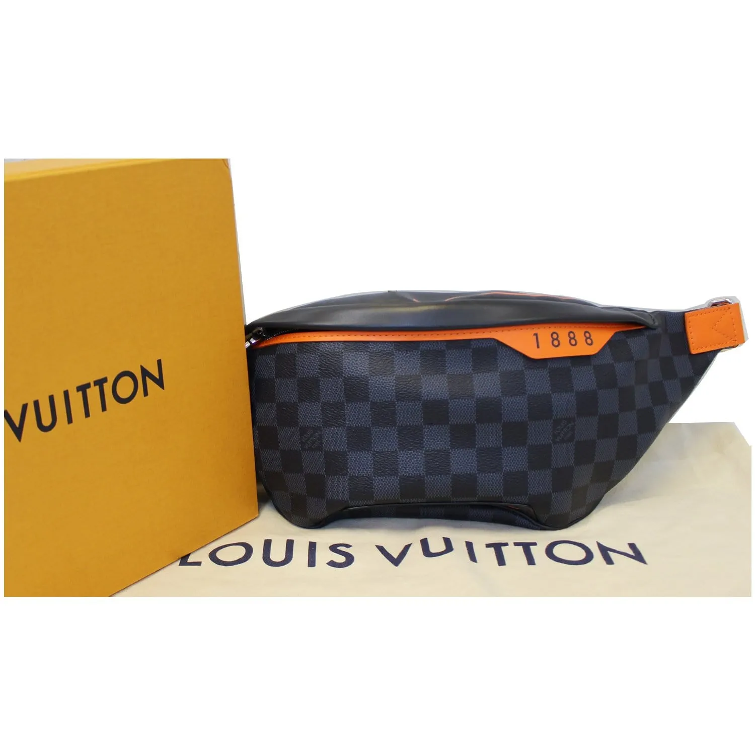 LOUIS VUITTON Discovery Damier Cobalt Race Bumbag Navy Blue