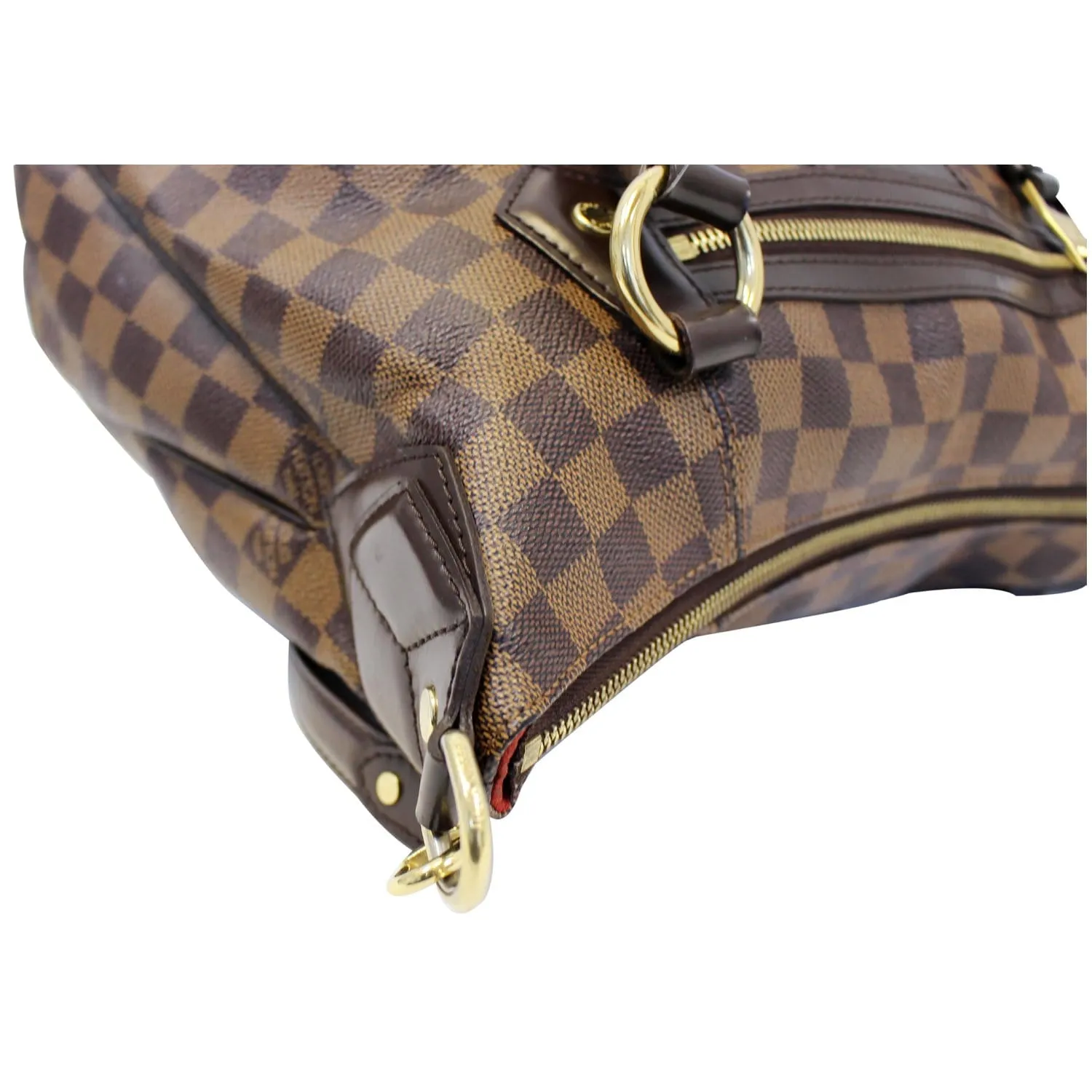 LOUIS VUITTON Evora MM Damier Ebene Tote Shoulder Bag - 25% OFF