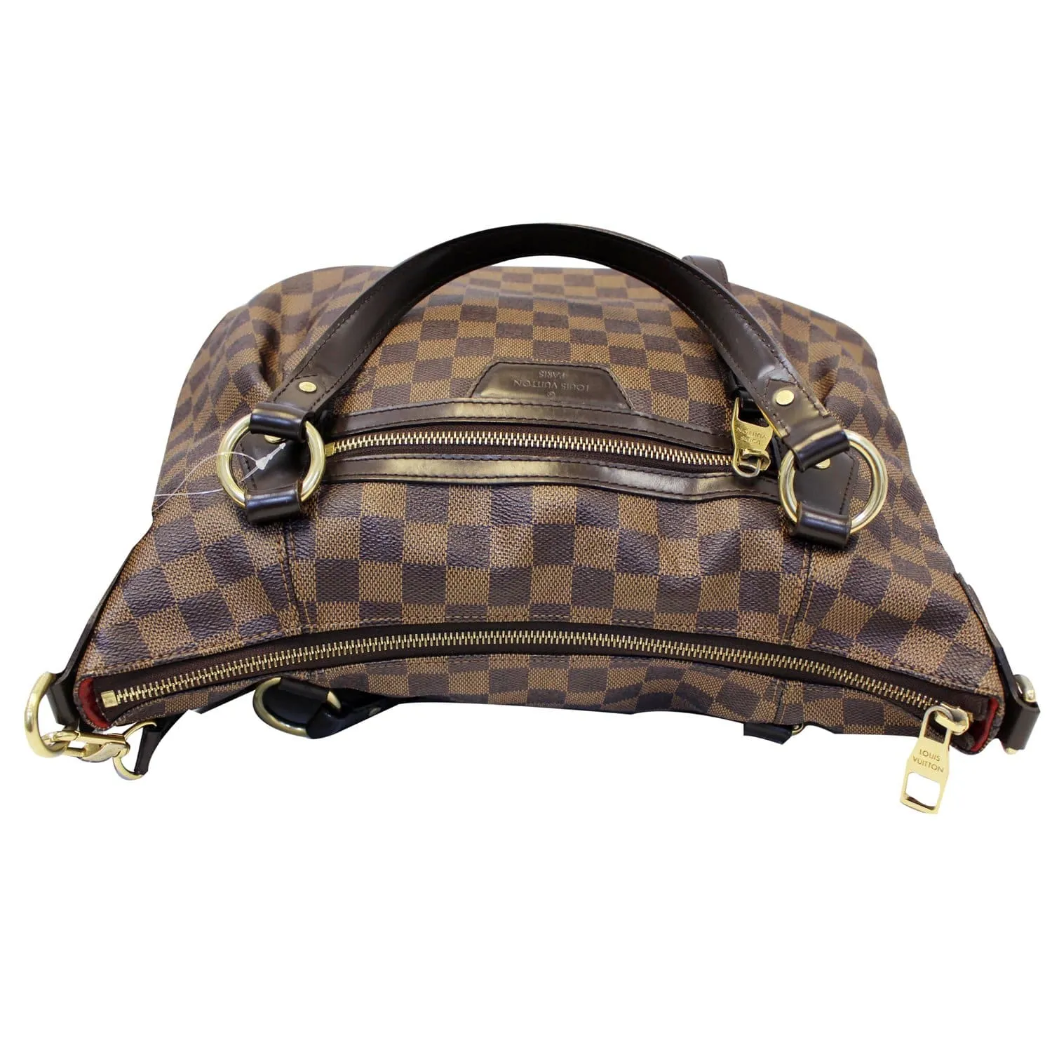 LOUIS VUITTON Evora MM Damier Ebene Tote Shoulder Bag - 25% OFF