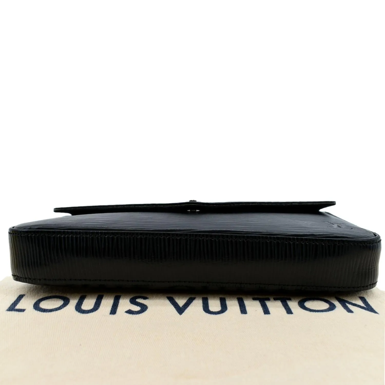 LOUIS VUITTON Felicie Pochette Epi Crossbody Bag Black