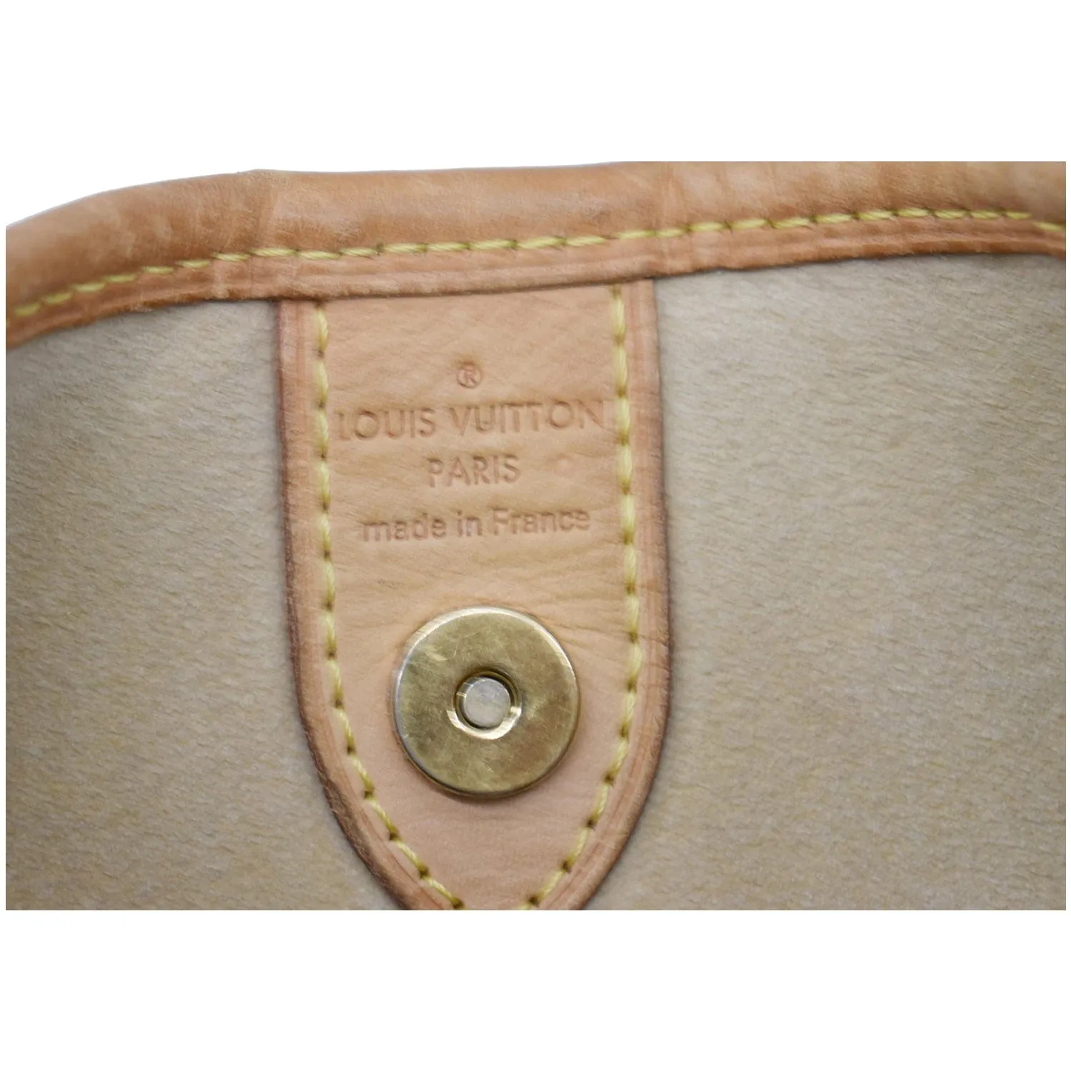 LOUIS VUITTON Galliera PM Monogram Canvas Shoulder Bag Brown