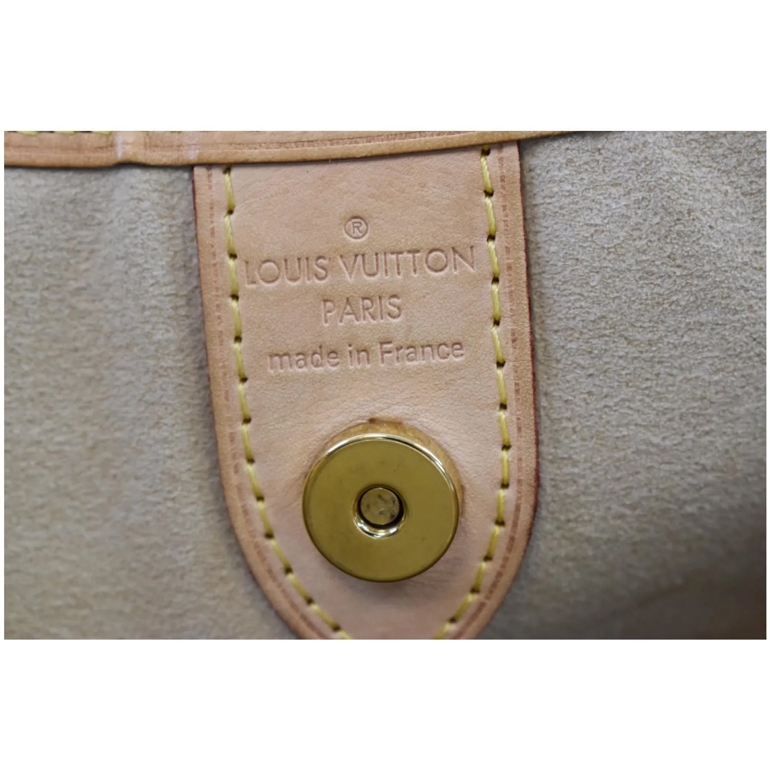 LOUIS VUITTON Galliera PM Monogram Canvas Shoulder Bag Brown