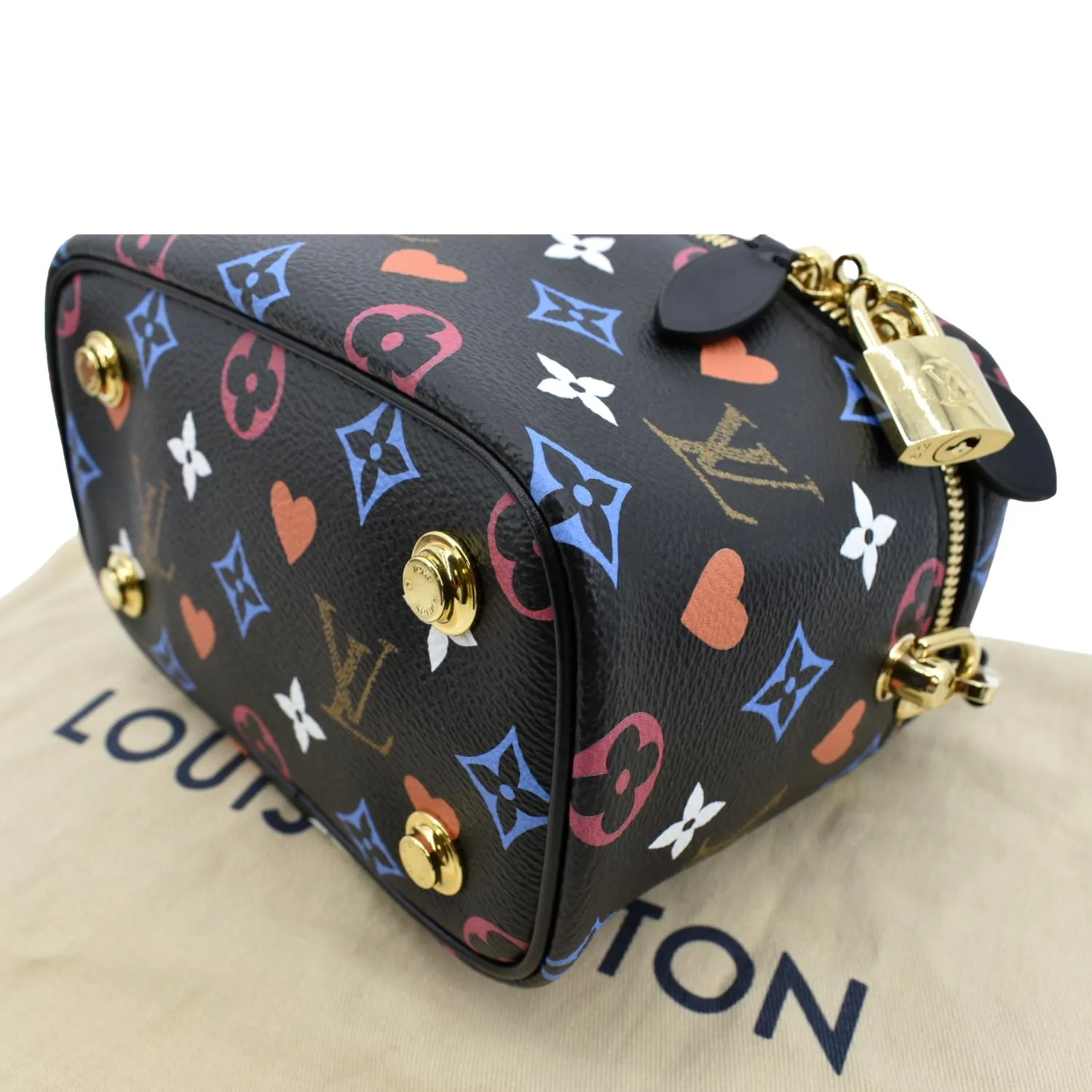 LOUIS VUITTON Game On Vanity PM Monogram Canvas Crossbody Bag Black