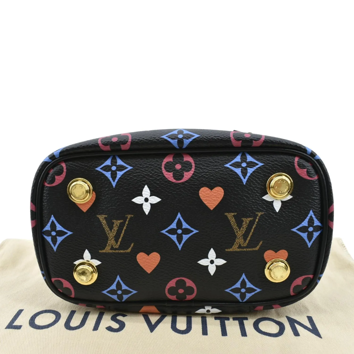 LOUIS VUITTON Game On Vanity PM Monogram Canvas Crossbody Bag Black