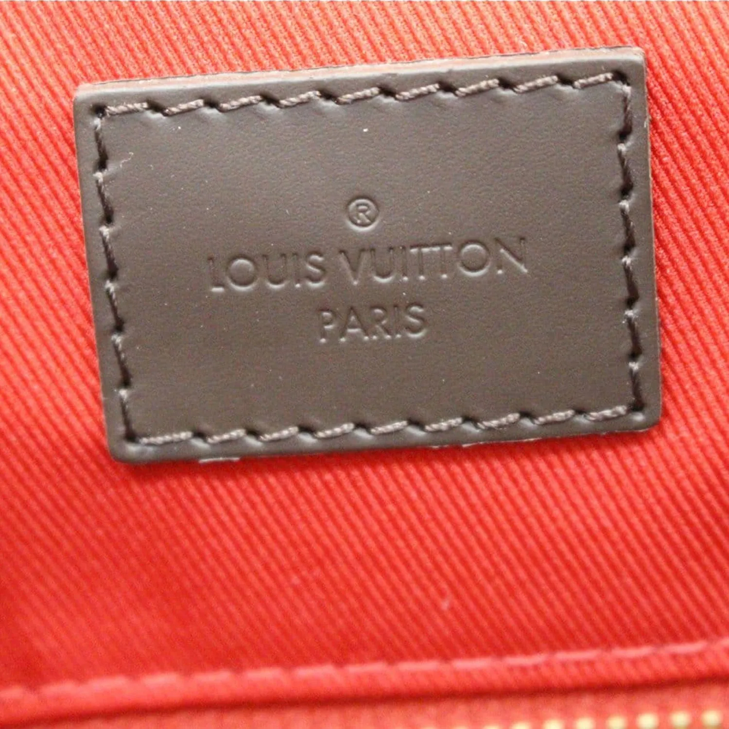 LOUIS VUITTON Graceful MM Damier Ebene Shoulder Bag Brown