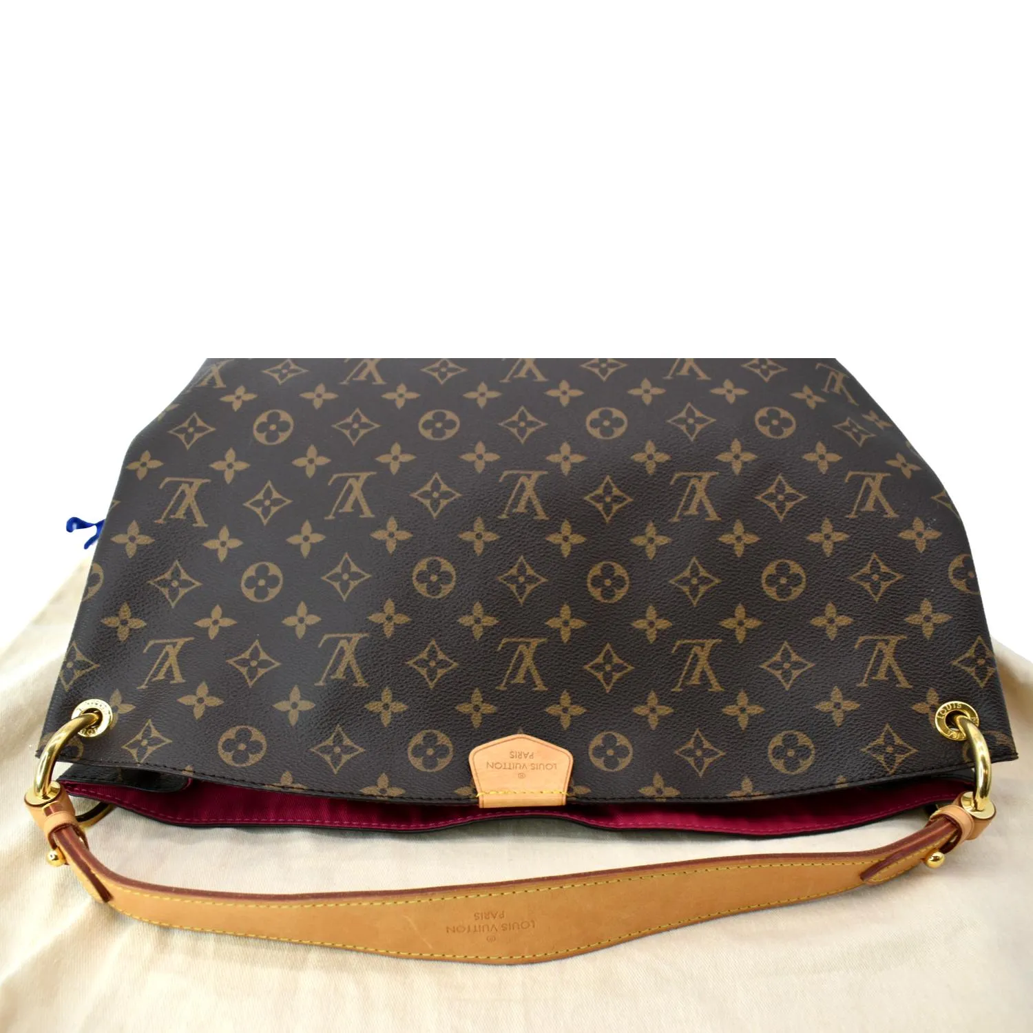 LOUIS VUITTON Graceful MM Monogram Canvas Shoulder Bag Brown