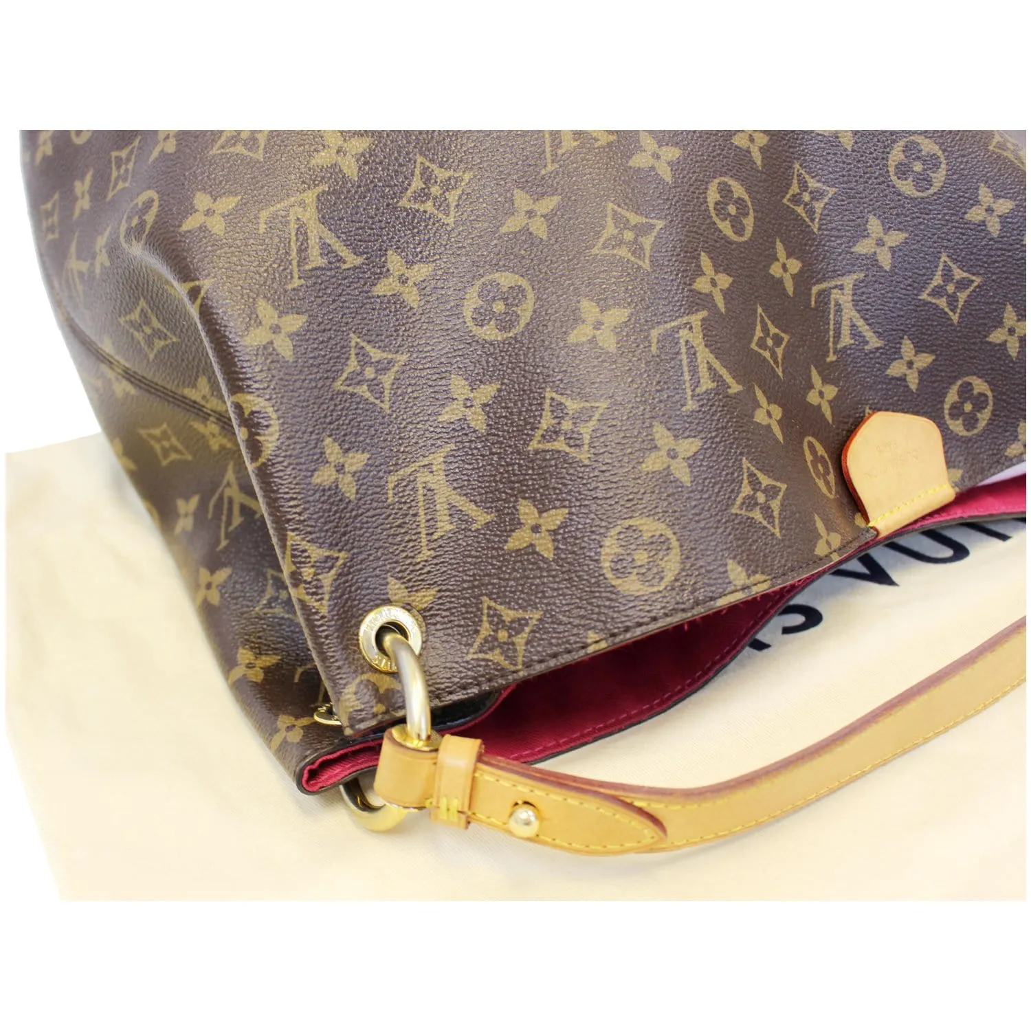 LOUIS VUITTON Graceful MM Monogram Canvas Shoulder Bag