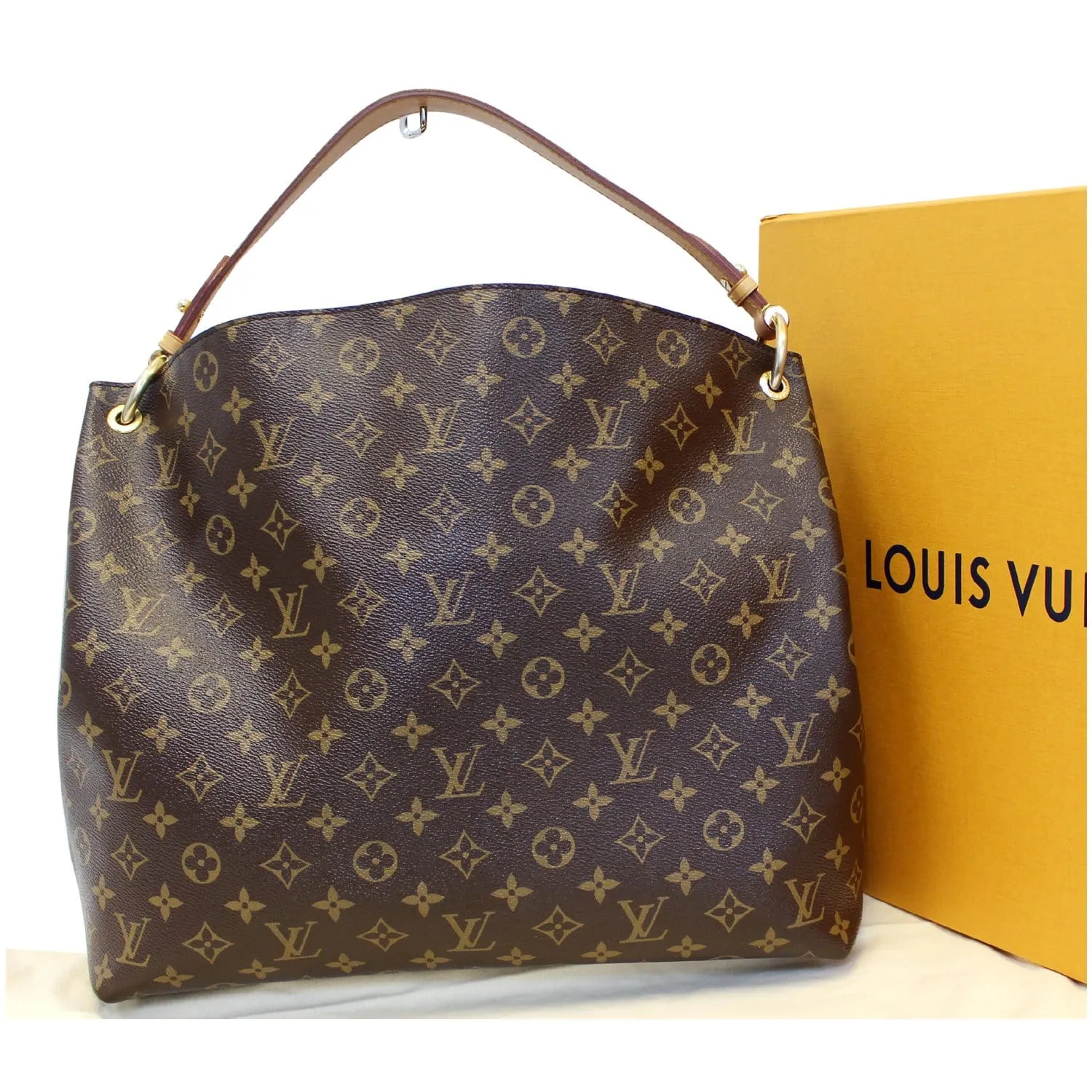 LOUIS VUITTON Graceful MM Monogram Canvas Shoulder Bag