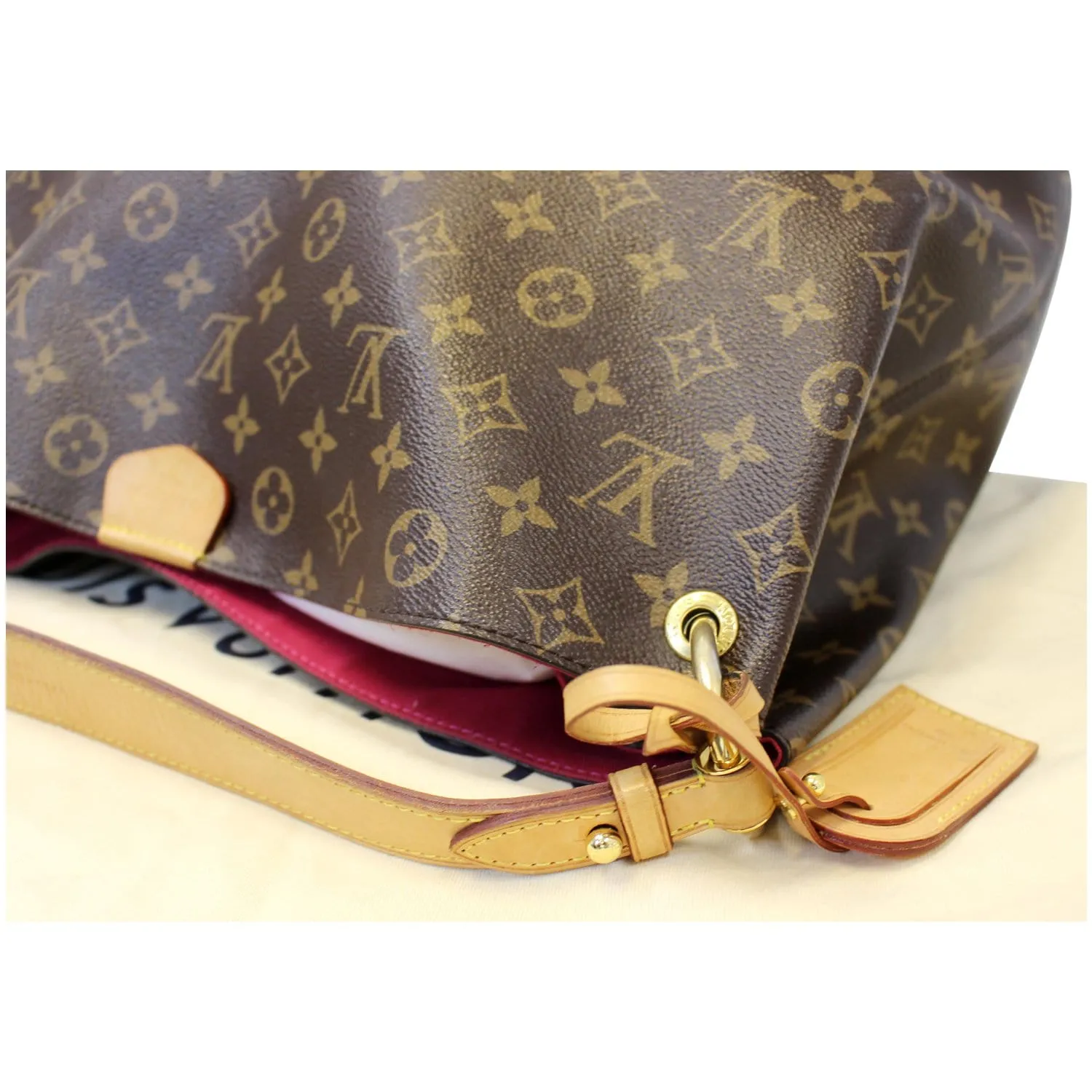 LOUIS VUITTON Graceful MM Monogram Canvas Shoulder Bag