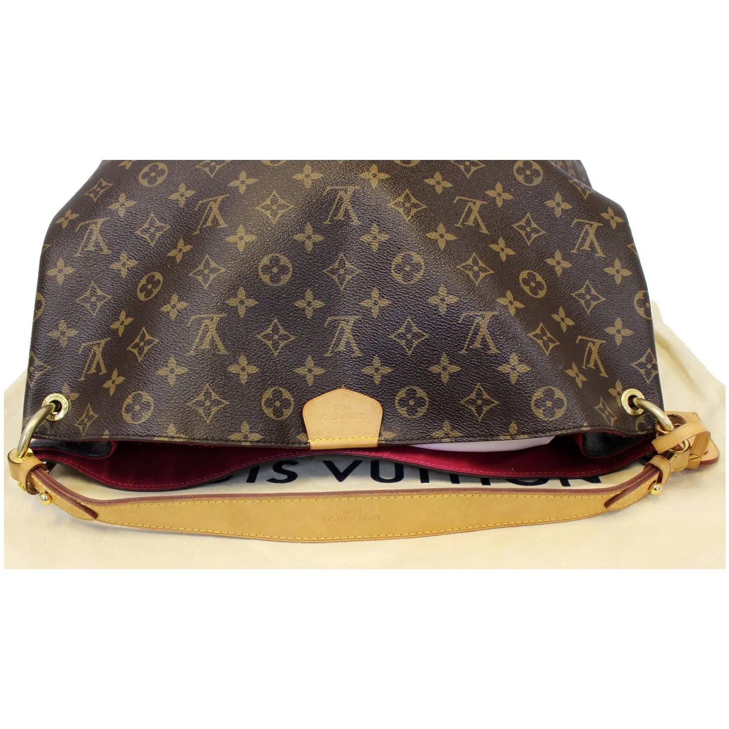 LOUIS VUITTON Graceful MM Monogram Canvas Shoulder Bag