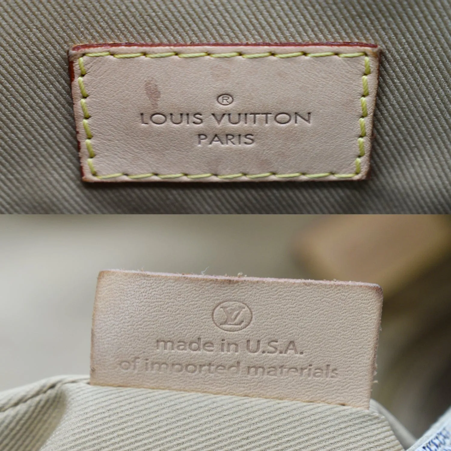LOUIS VUITTON Graceful PM Damier Azur Shoulder Bag White