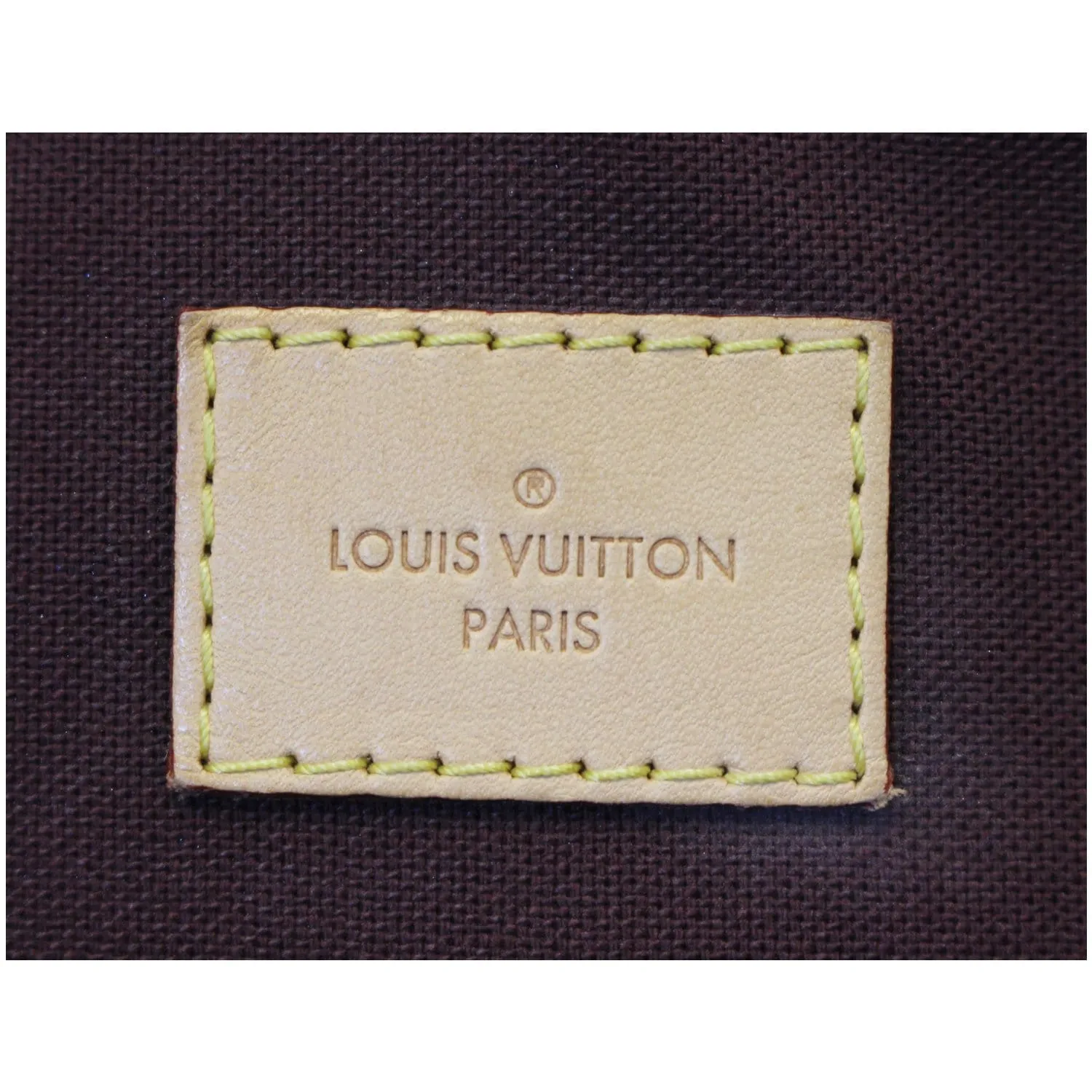LOUIS VUITTON Iena MM Monogram Canvas Shoulder Bag Brown