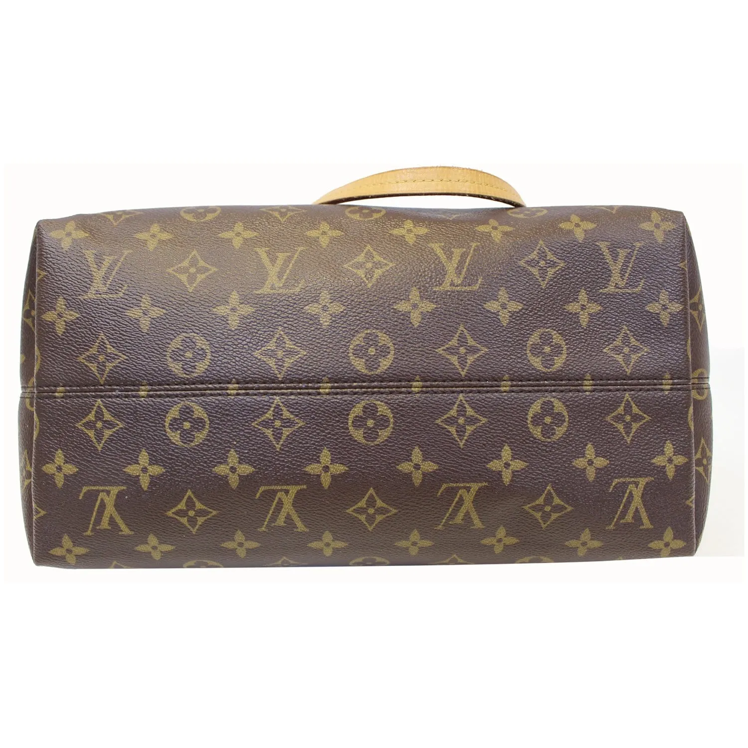 LOUIS VUITTON Iena MM Monogram Canvas Shoulder Bag Brown