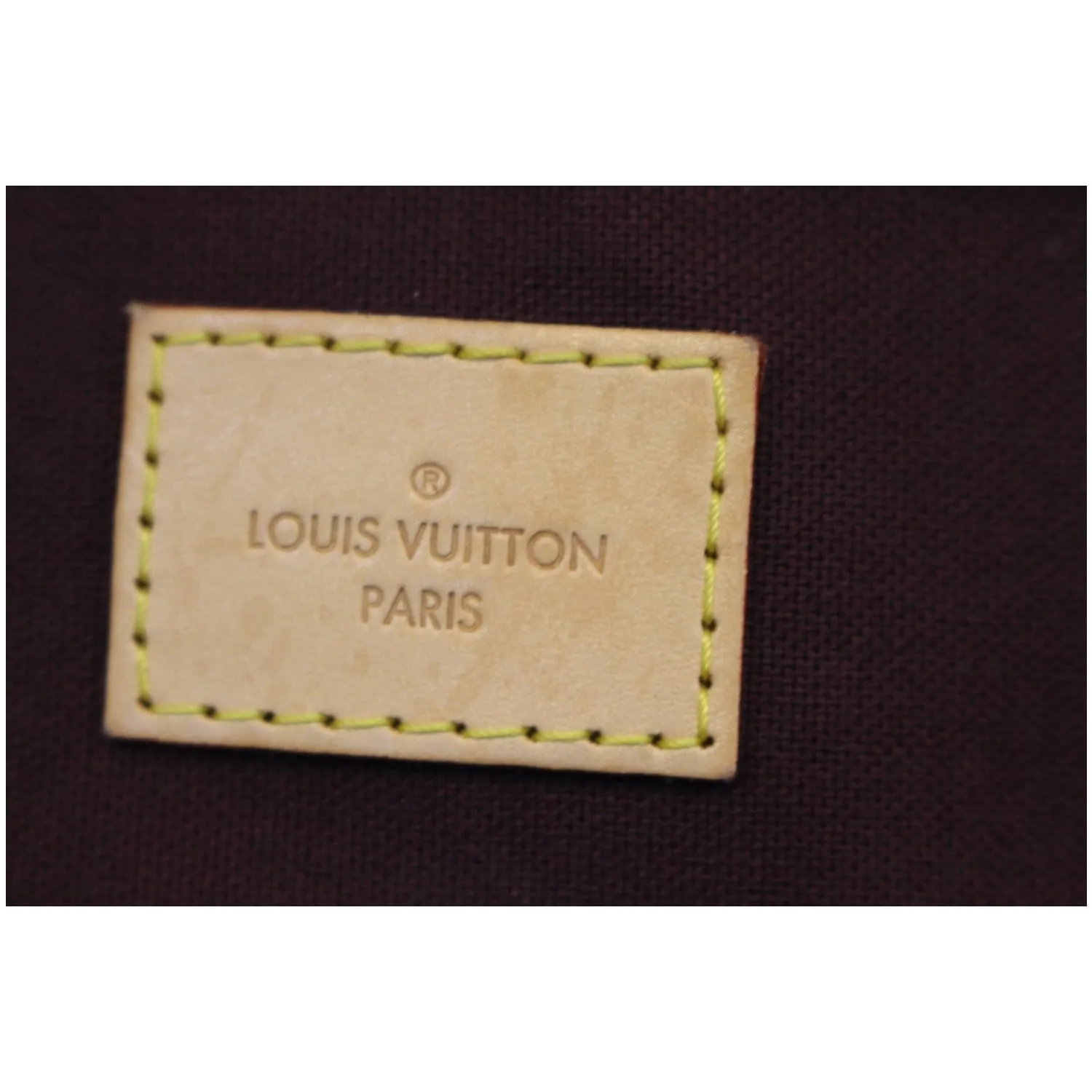 LOUIS VUITTON Iena MM Monogram Canvas Shoulder Bag Brown