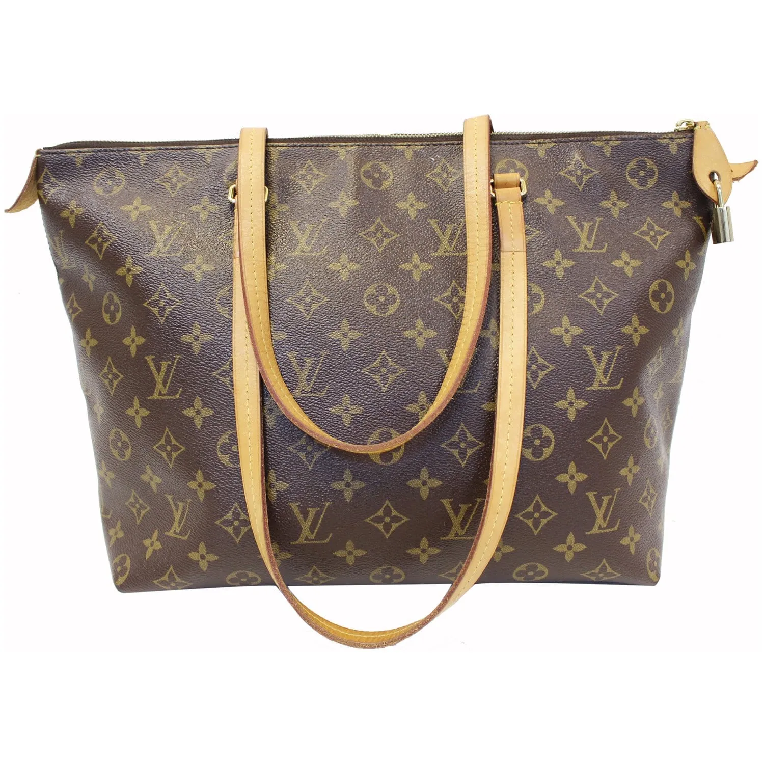 LOUIS VUITTON Iena MM Monogram Canvas Shoulder Bag Brown