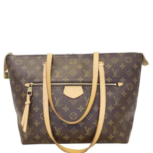 LOUIS VUITTON Iena MM Monogram Canvas Shoulder Bag Brown