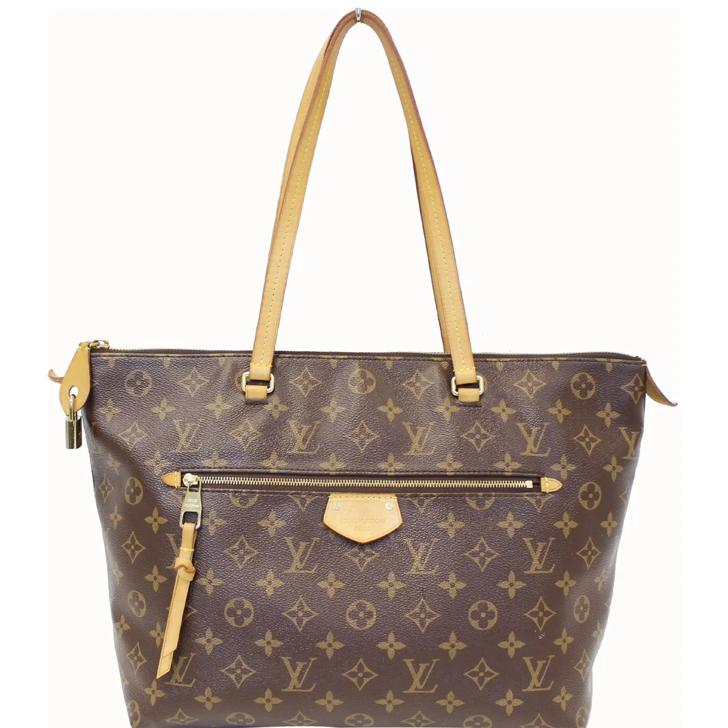 LOUIS VUITTON Iena MM Monogram Canvas Shoulder Bag Brown
