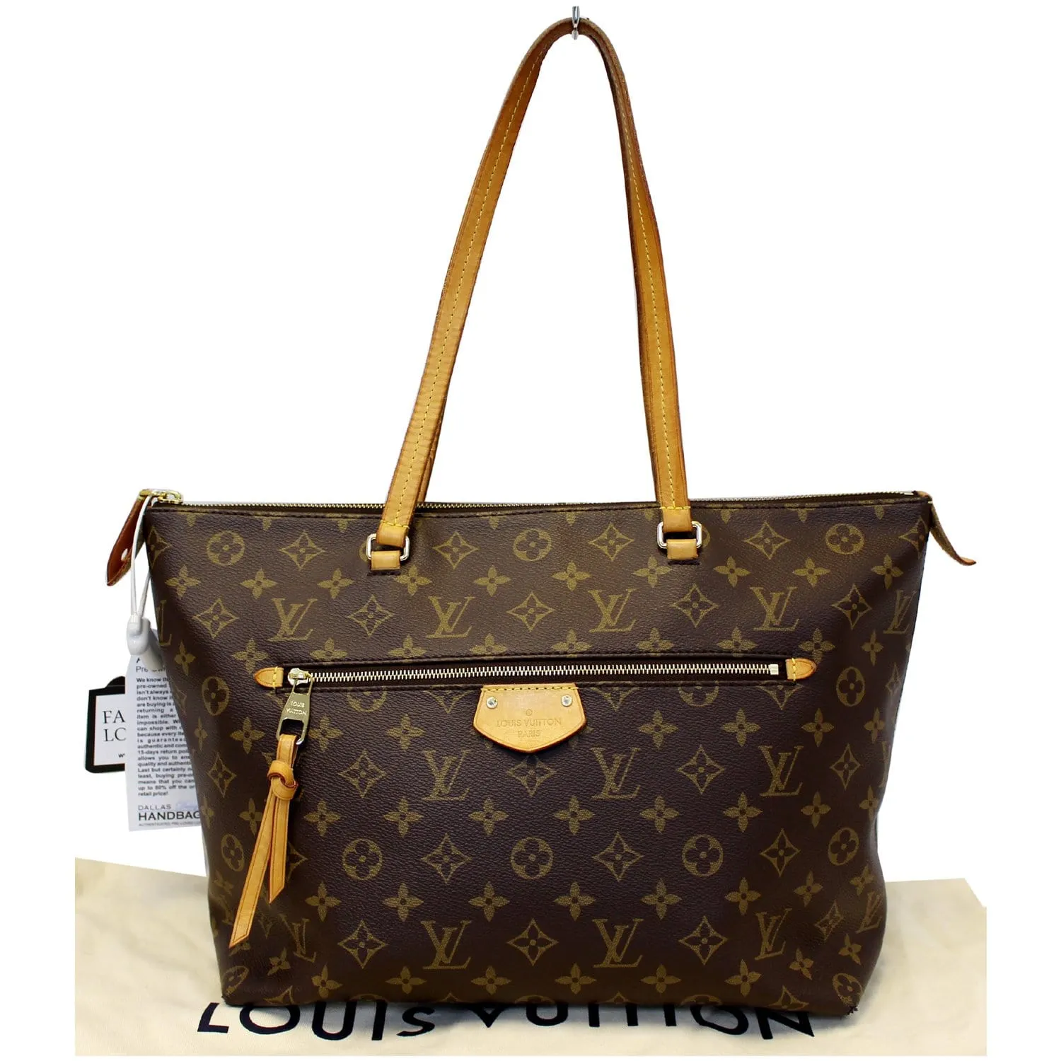 LOUIS VUITTON Iena PM Monogram Canvas Shoulder Bag Brown