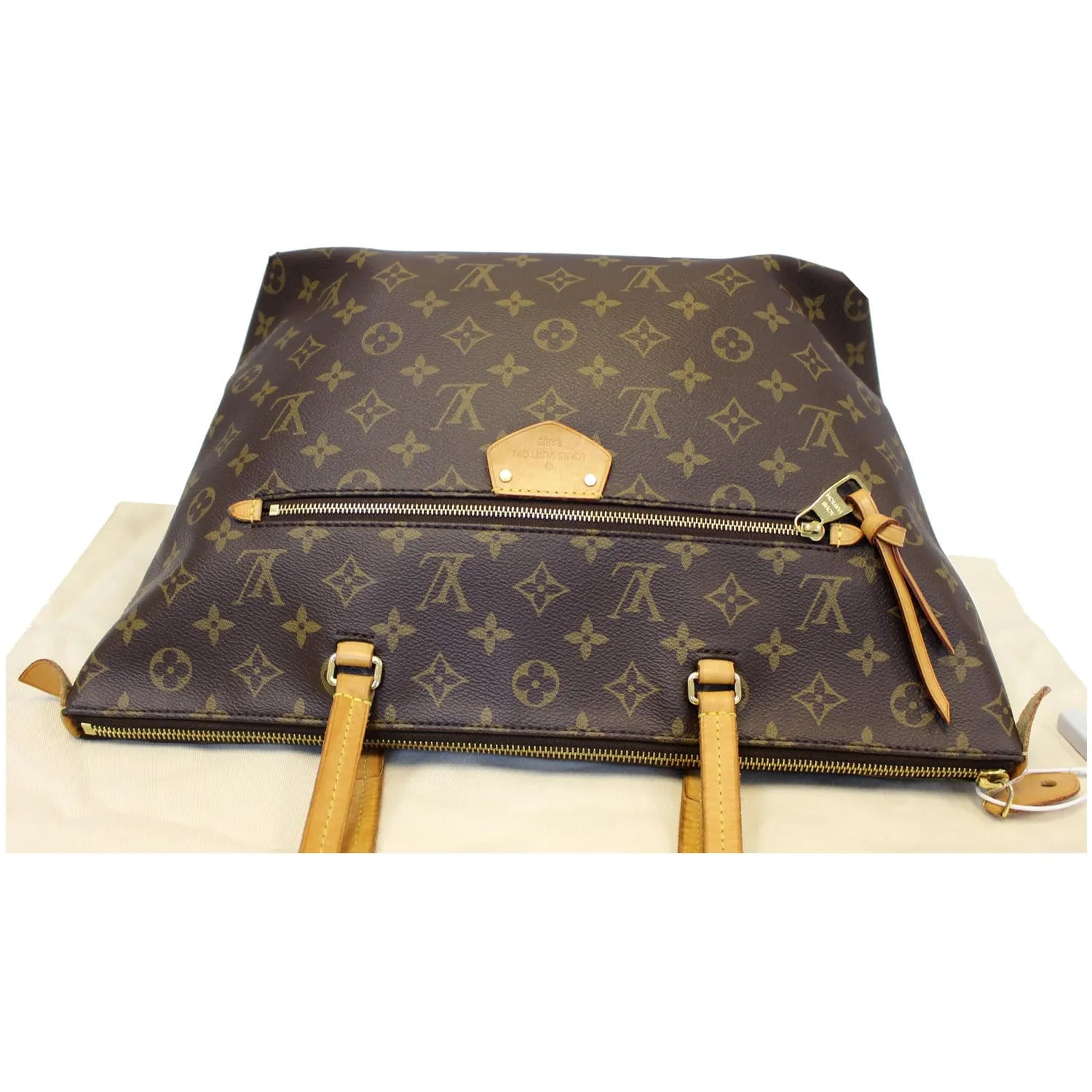 LOUIS VUITTON Iena PM Monogram Canvas Shoulder Bag Brown