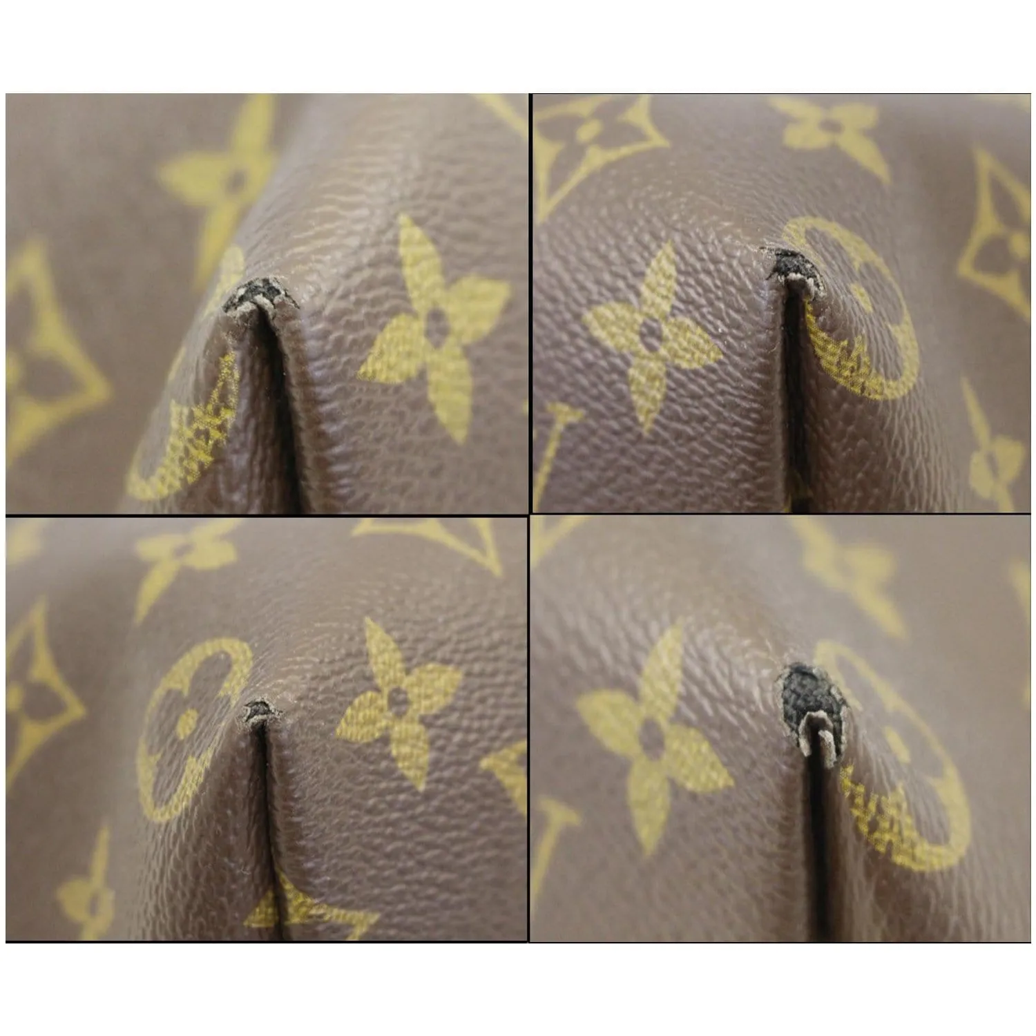 LOUIS VUITTON Iena PM Monogram Canvas Shoulder Bag Brown