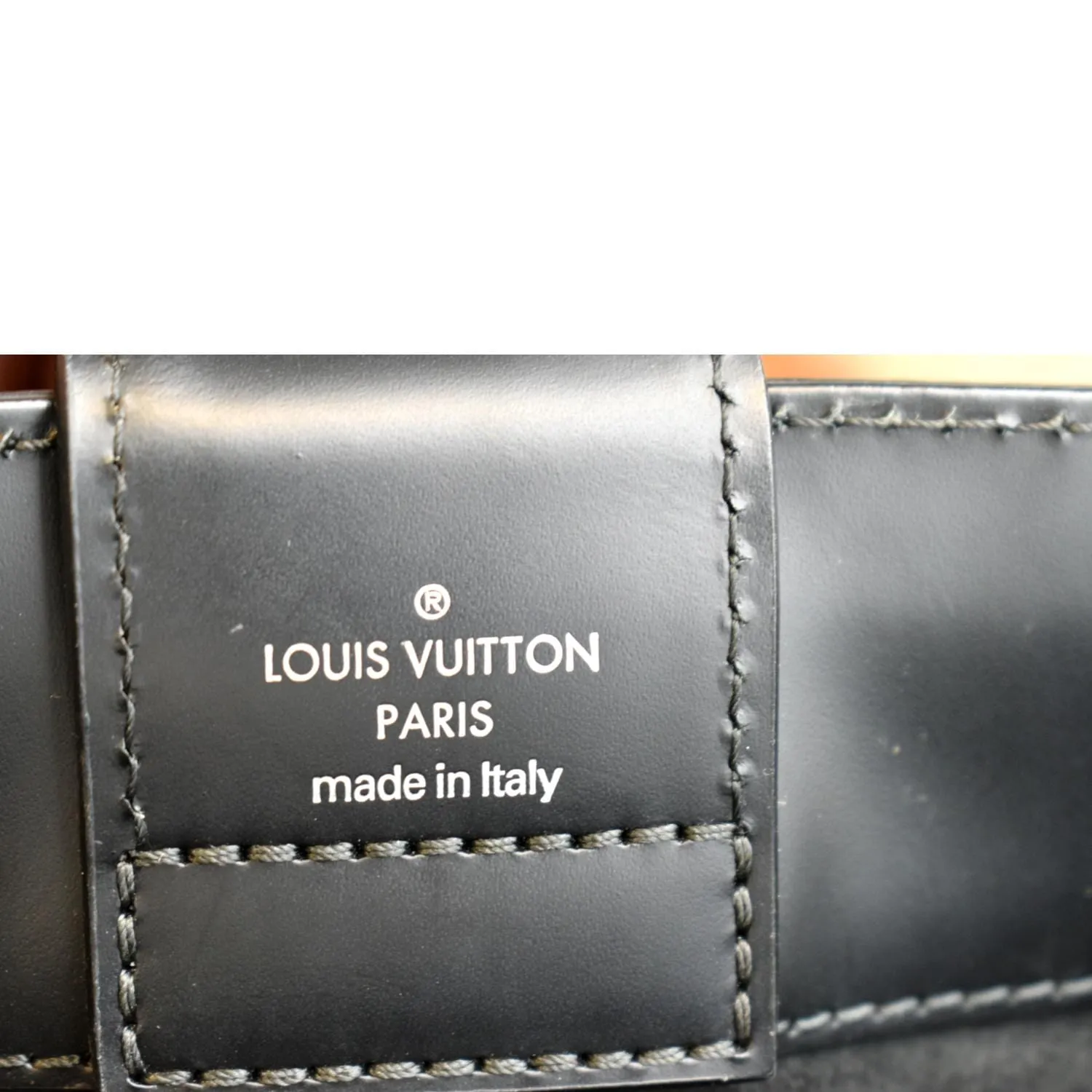 LOUIS VUITTON Kleber Epi Leather Shoulder Bag Black