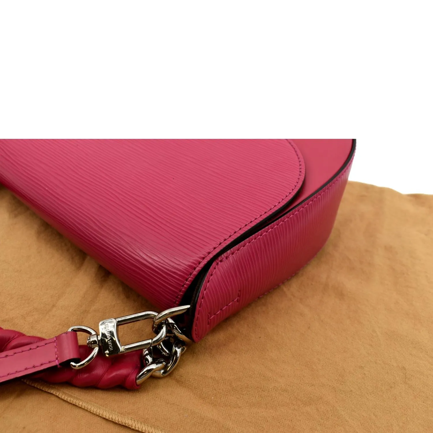 LOUIS VUITTON Luna Epi Leather Crossbody Bag Hot Pink