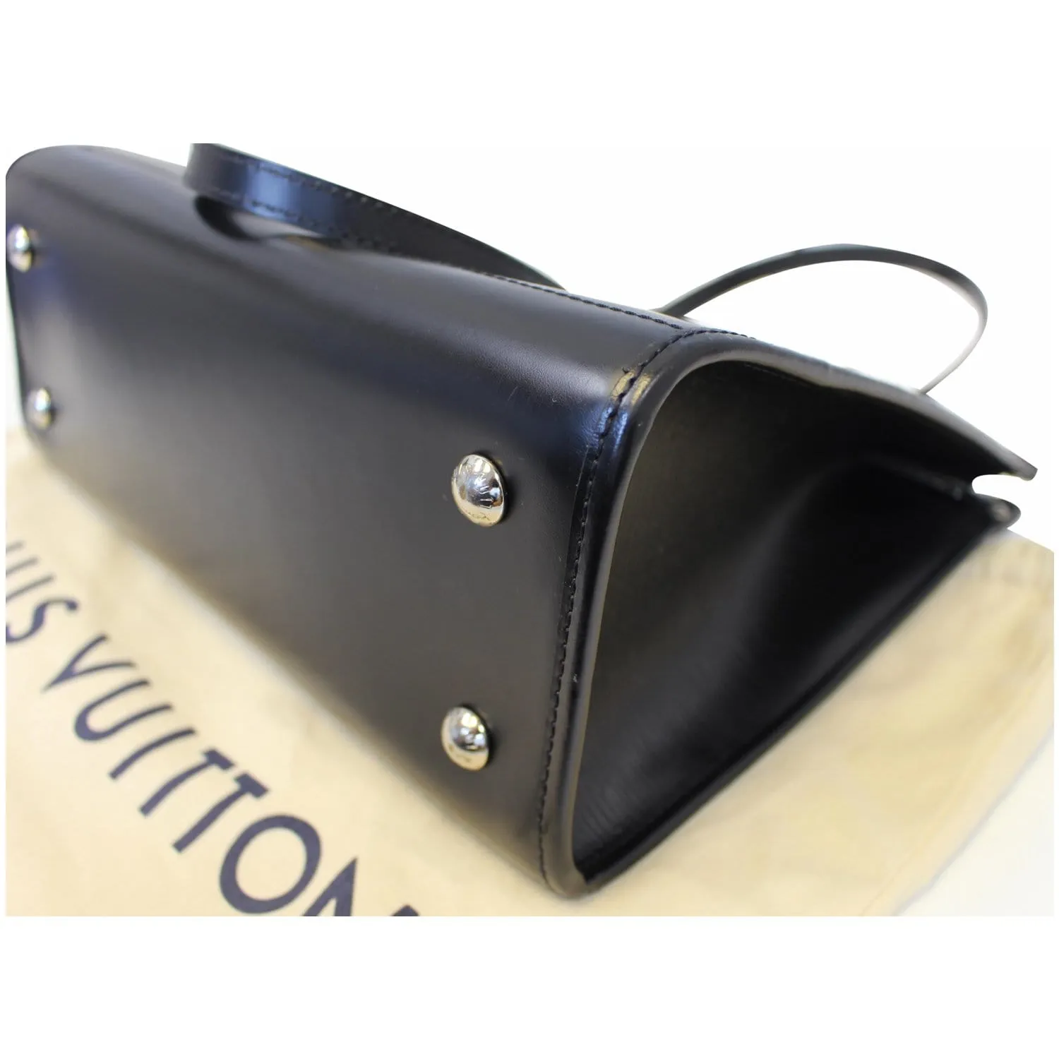 LOUIS VUITTON Madeleine GM Epi Leather Shoulder Bag Black
