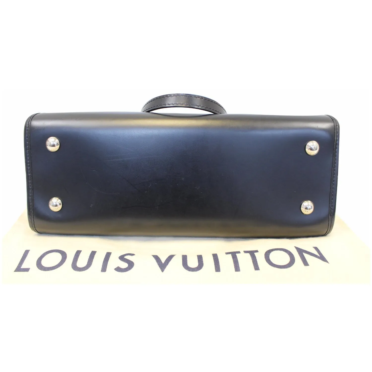 LOUIS VUITTON Madeleine GM Epi Leather Shoulder Bag Black