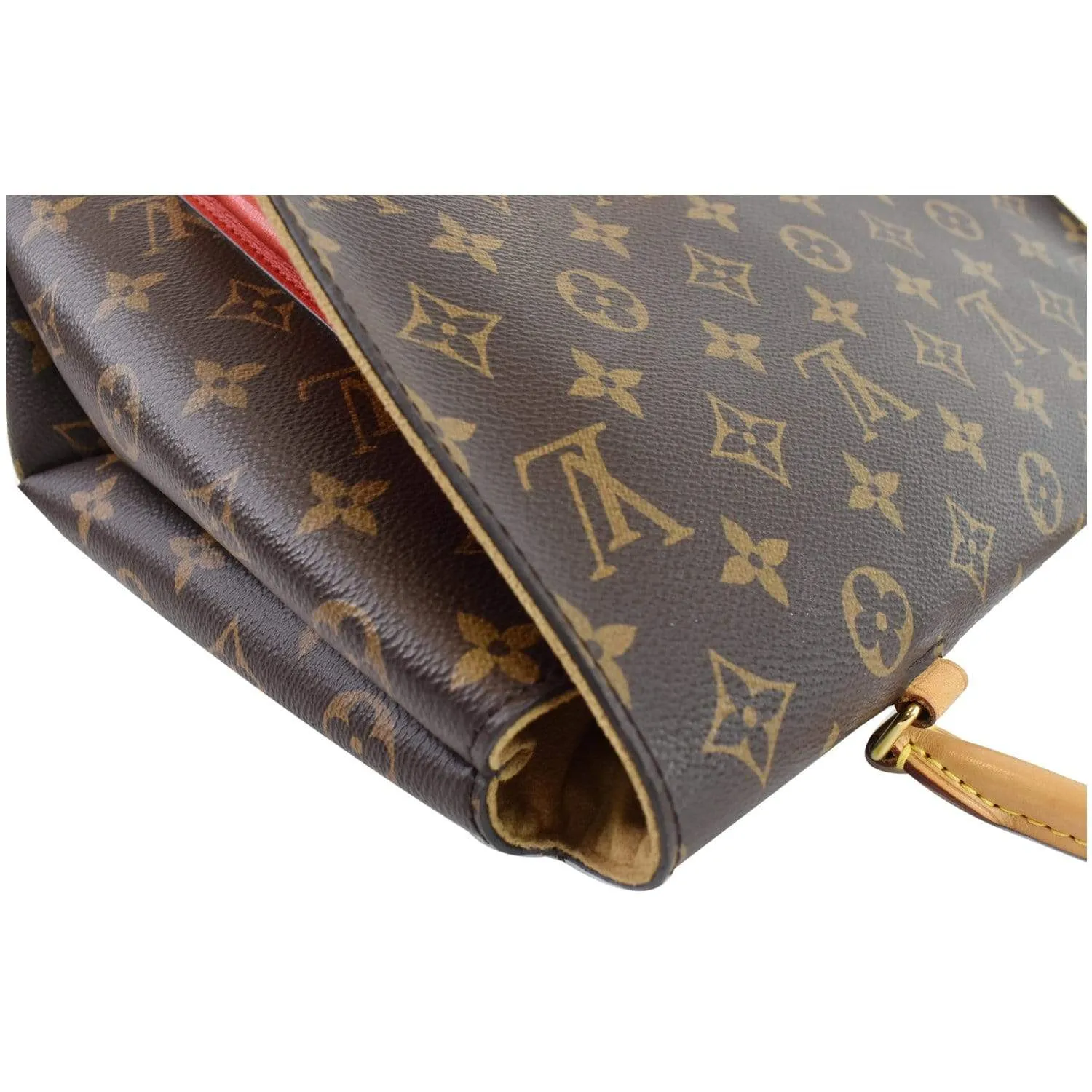 LOUIS VUITTON Marignan Monogram Canvas Shoulder Bag Coquelicot - Final Sale