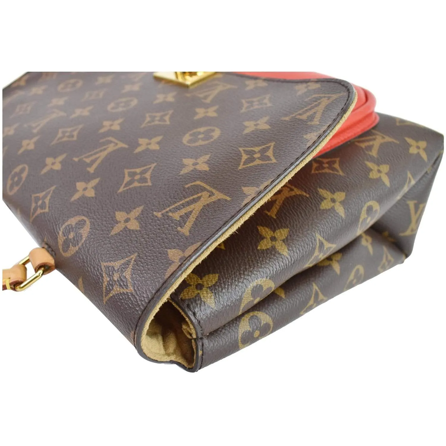 LOUIS VUITTON Marignan Monogram Canvas Shoulder Bag Coquelicot - Final Sale