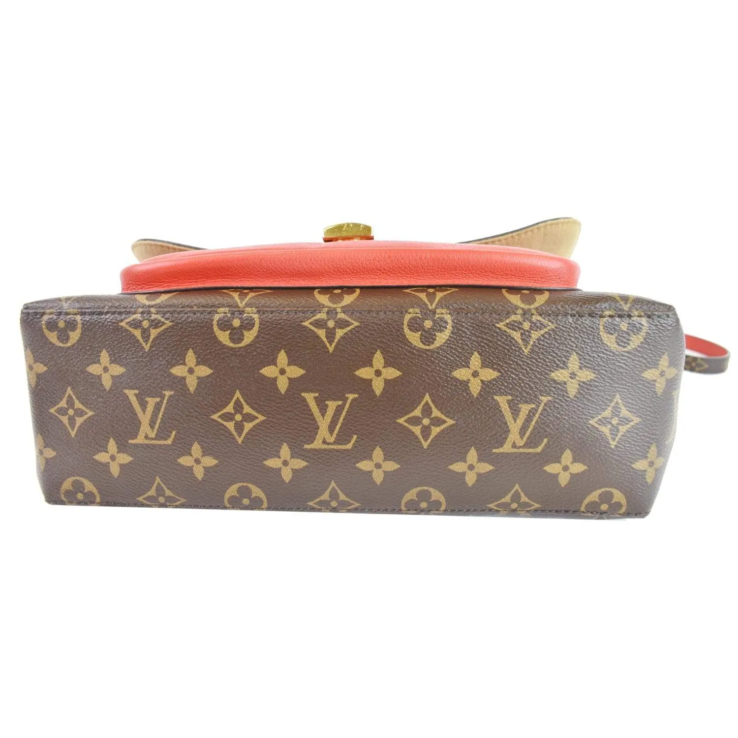 LOUIS VUITTON Marignan Monogram Canvas Shoulder Bag Coquelicot - Final Sale