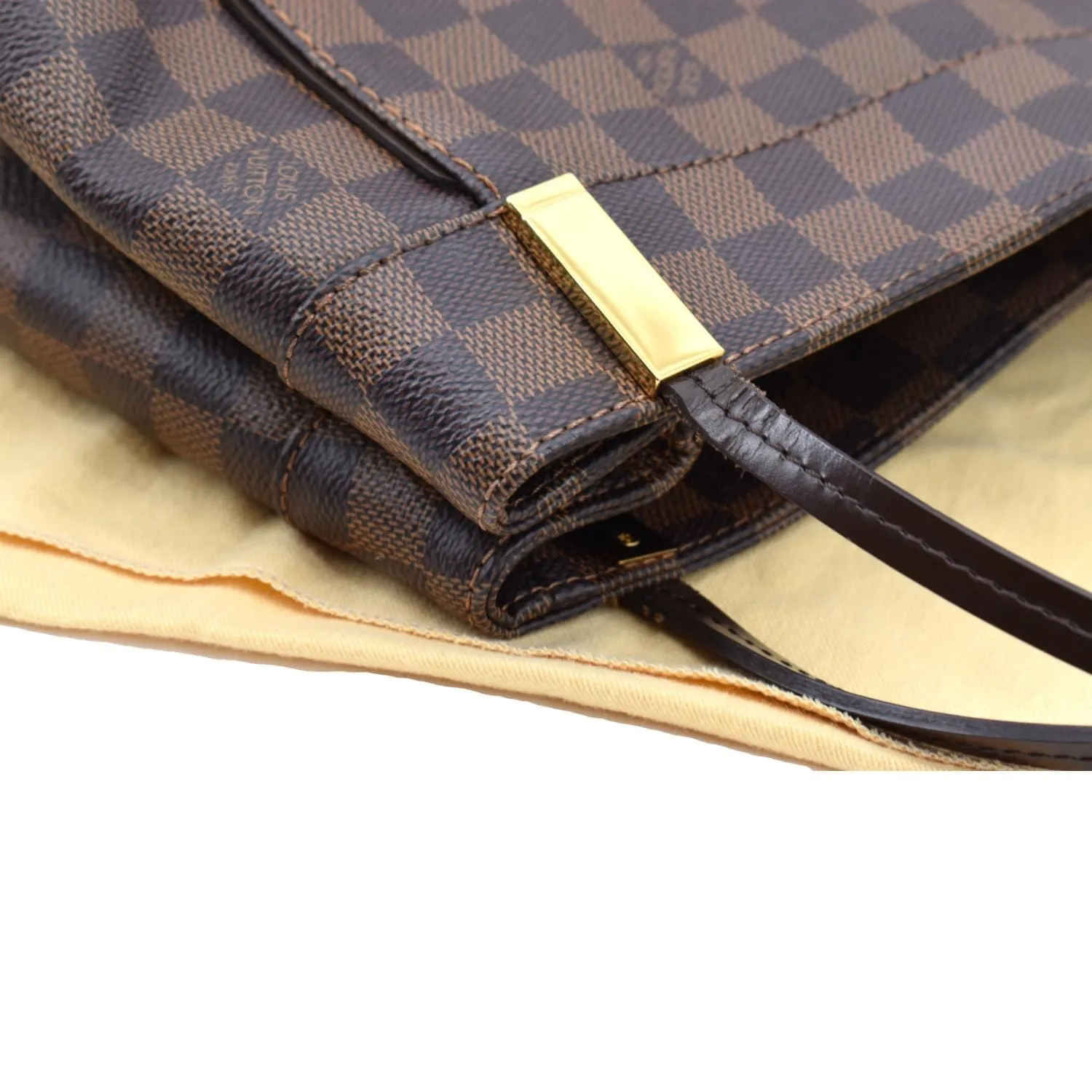 LOUIS VUITTON Marylebone PM Damier Ebene Shoulder Bag Brown