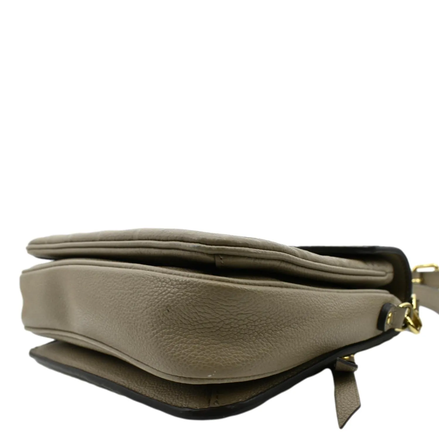 LOUIS VUITTON Metis Pochette Empreinte Leather Crossbody Bag Tourterelle