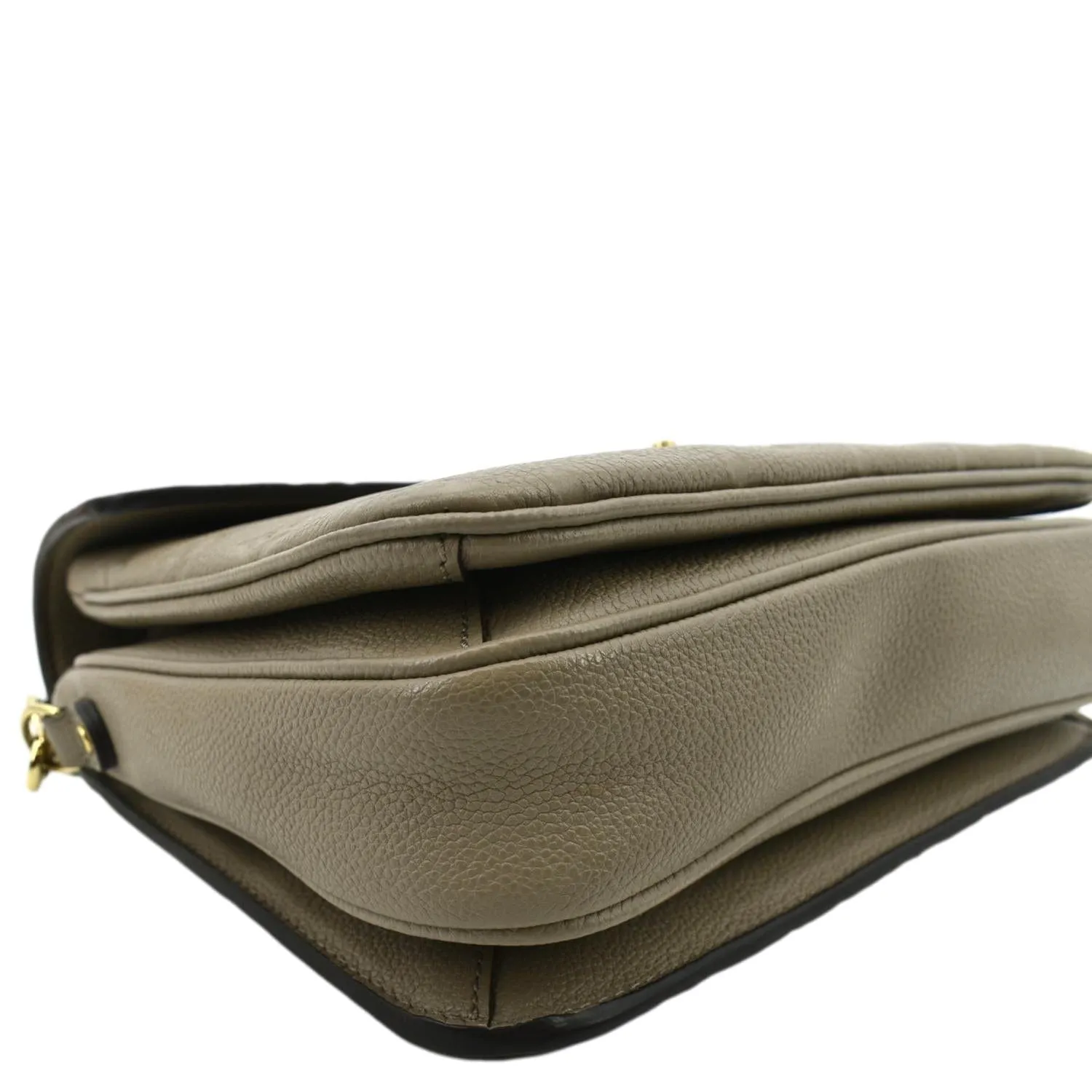LOUIS VUITTON Metis Pochette Empreinte Leather Crossbody Bag Tourterelle