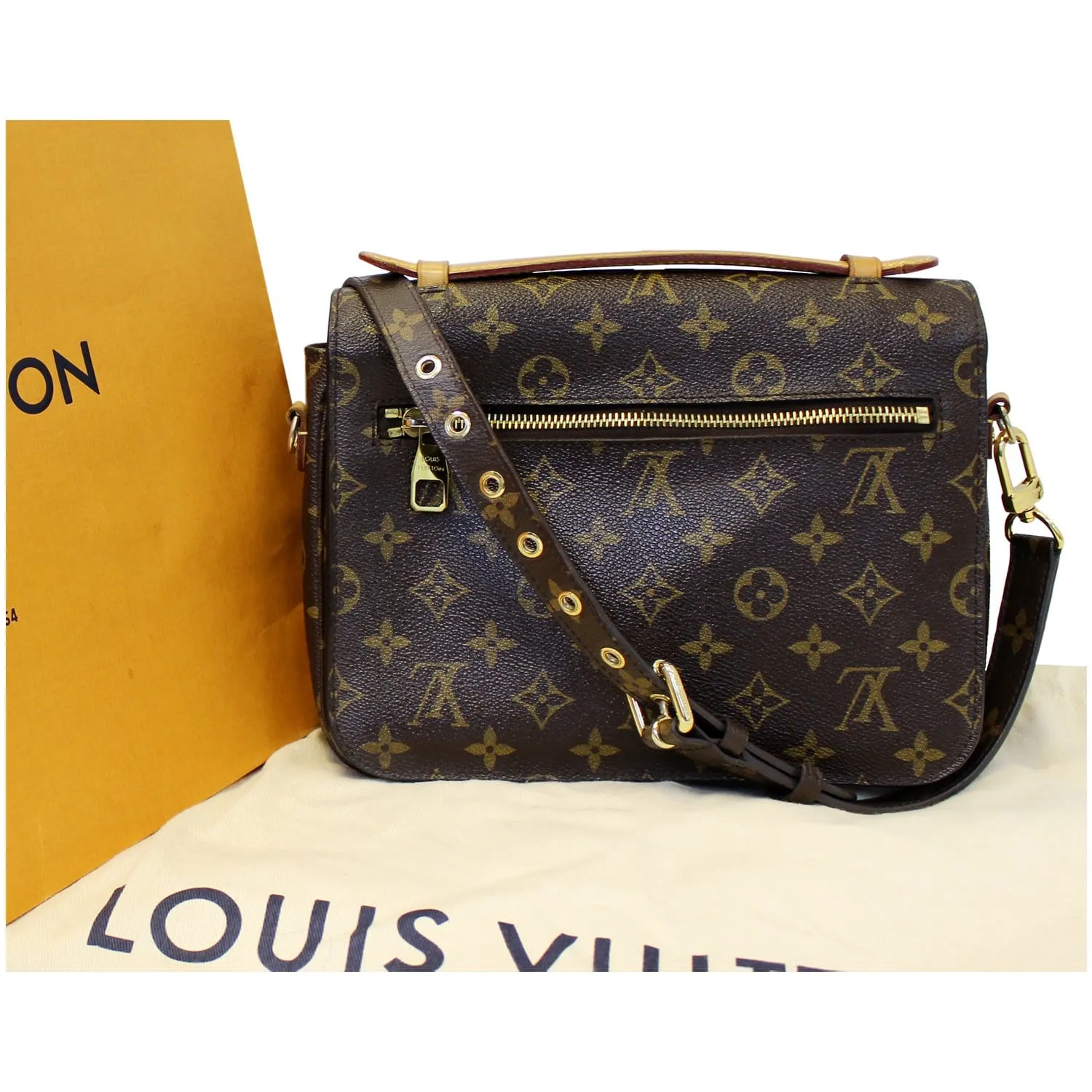 LOUIS VUITTON Metis Pochette Monogram Canvas Crossbody Bag