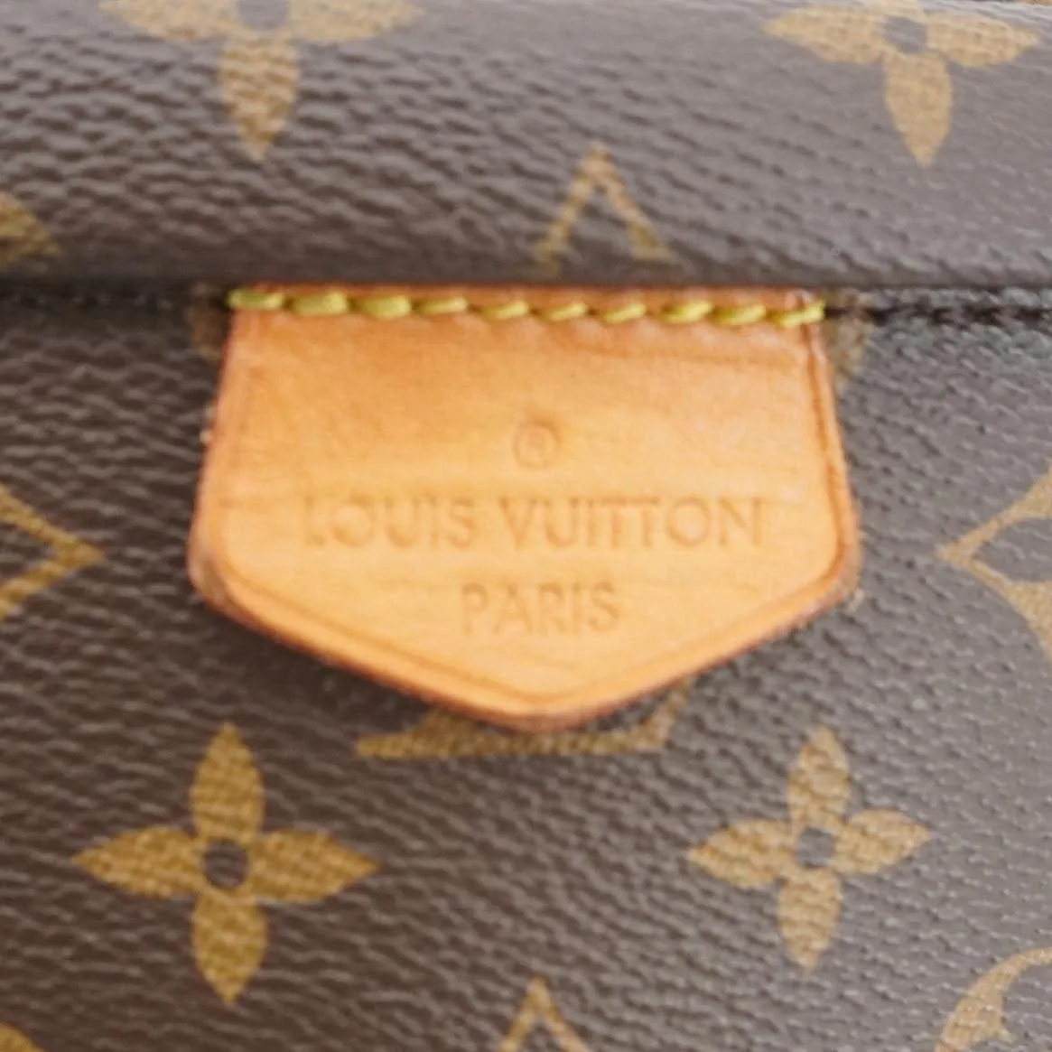 LOUIS VUITTON Monogram Canvas Bumbag Brown