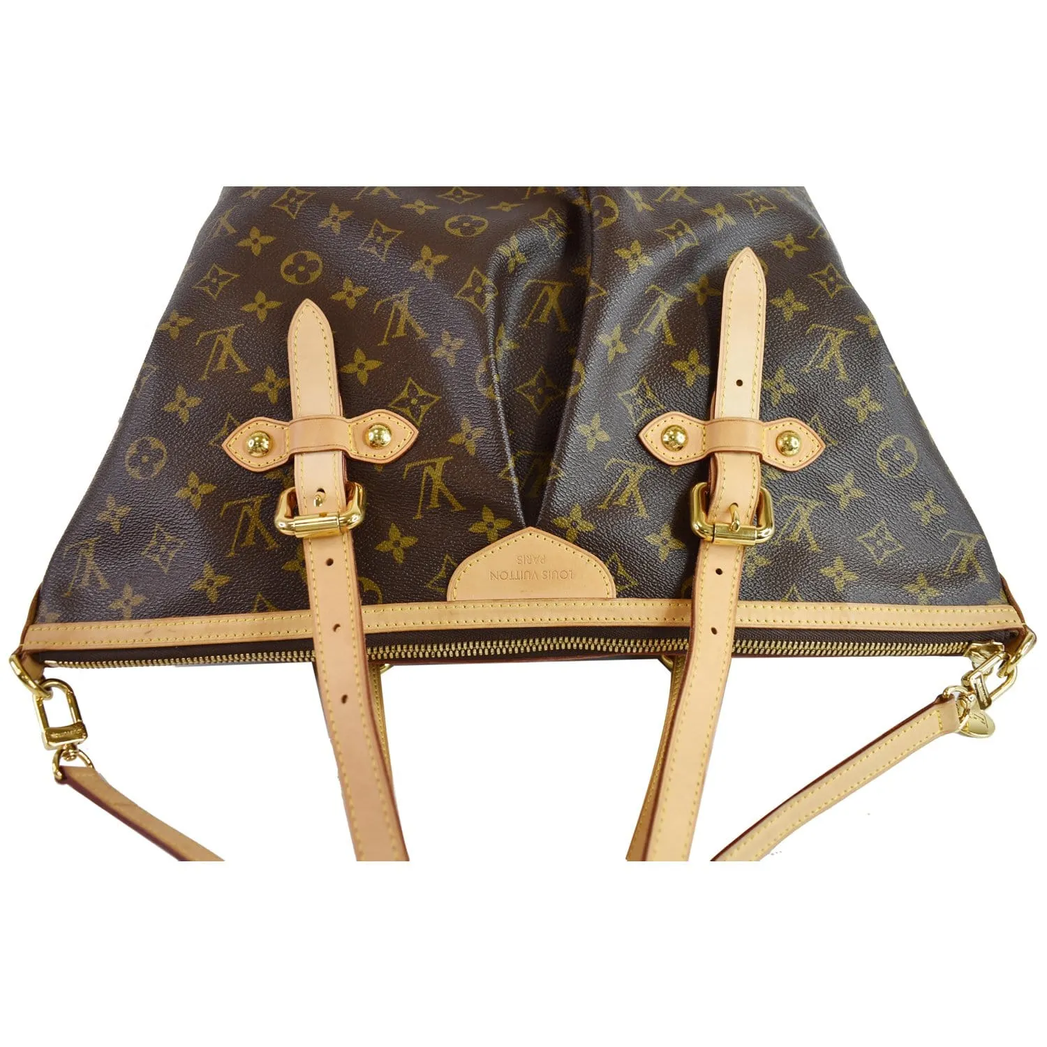 LOUIS VUITTON Monogram Canvas Palermo GM Tote Shoulder Bag