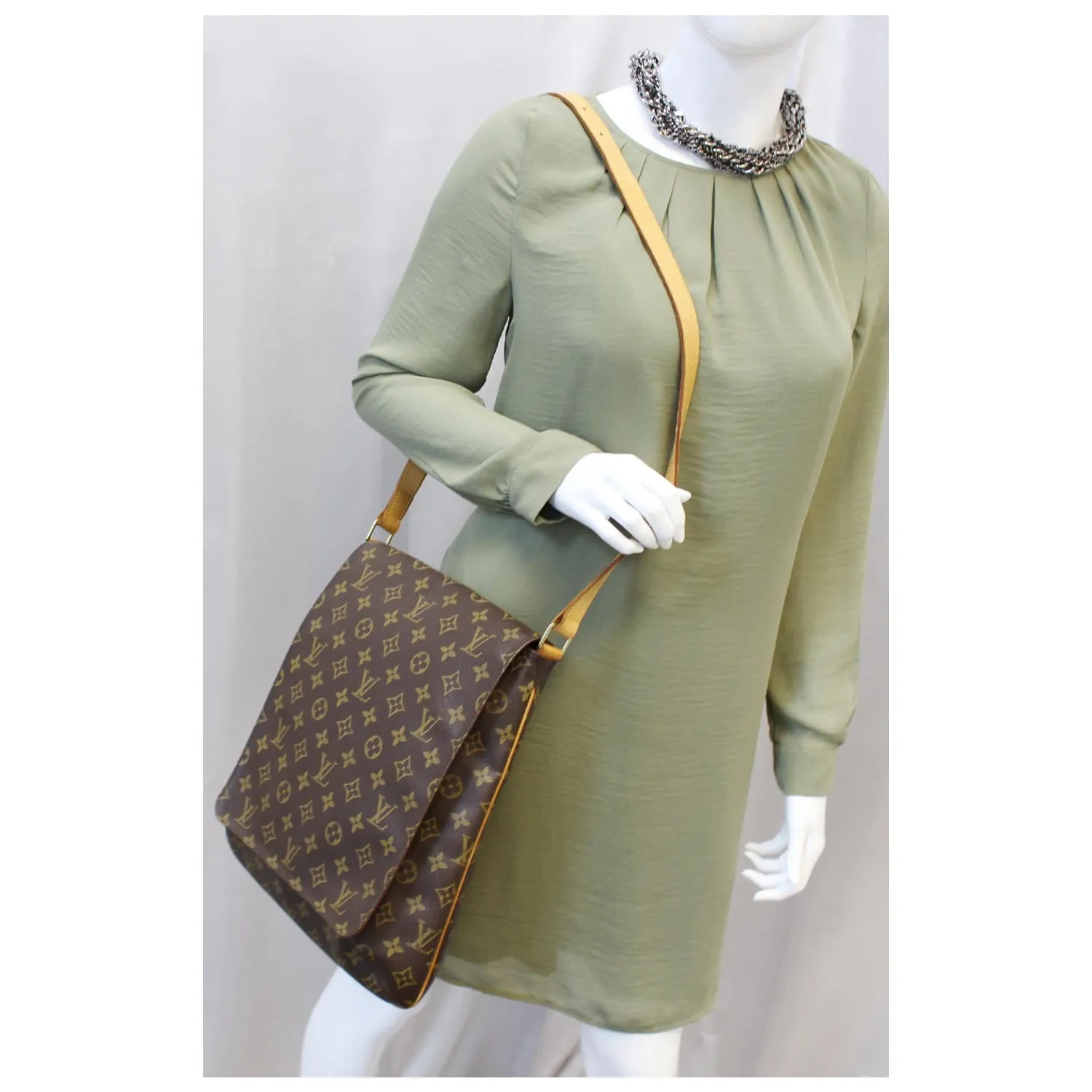 LOUIS VUITTON Musette Salsa GM Monogram Canvas Crossbody Bag