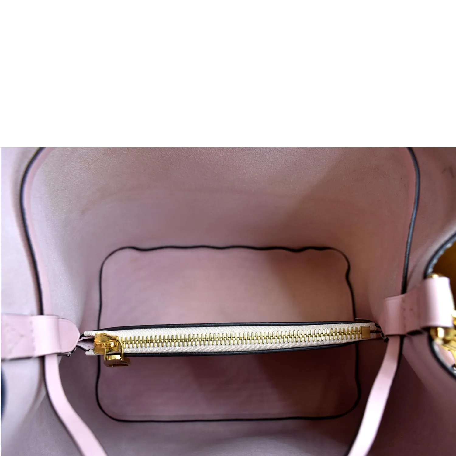 LOUIS VUITTON Neonoe MM Damier Azur Crossbody Bag Rose
