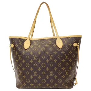 LOUIS VUITTON Neverfull MM Monogram Canvas Tote Bag