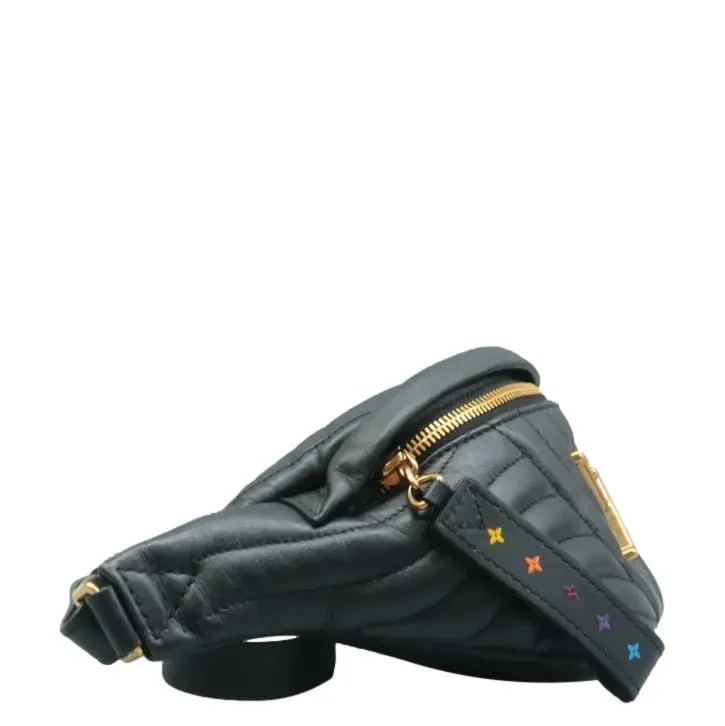 LOUIS VUITTON New Wave Quilted Leather Bumbag Black