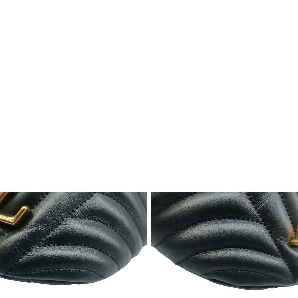 LOUIS VUITTON New Wave Quilted Leather Bumbag Black