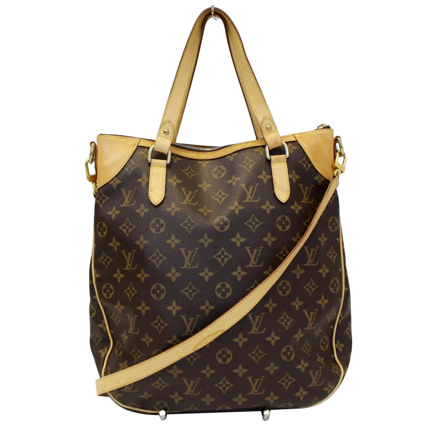 LOUIS VUITTON Odeon GM Monogram Canvas Shoulder Bag Brown