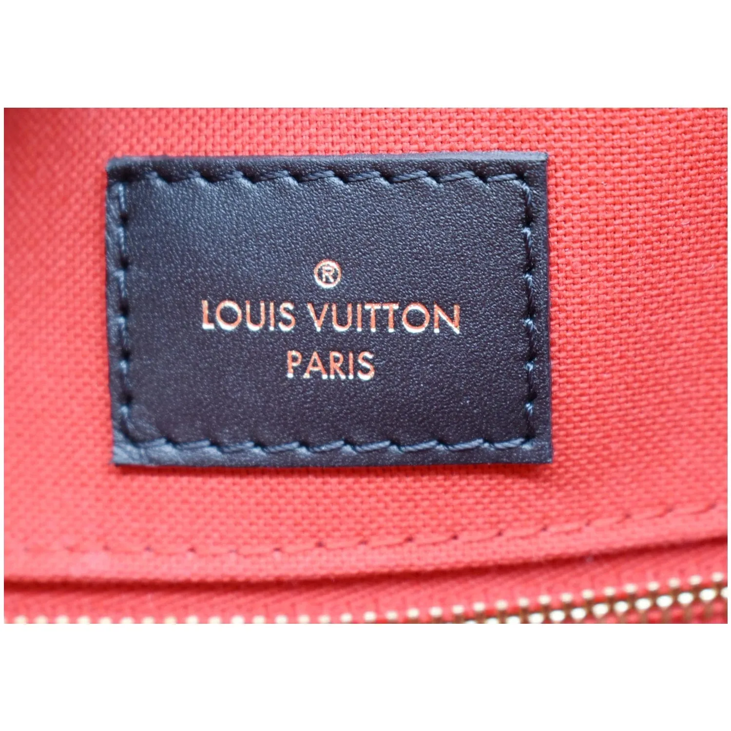 LOUIS VUITTON Onthego GM Giant Monogram Canvas Tote Shoulder Bag Brown