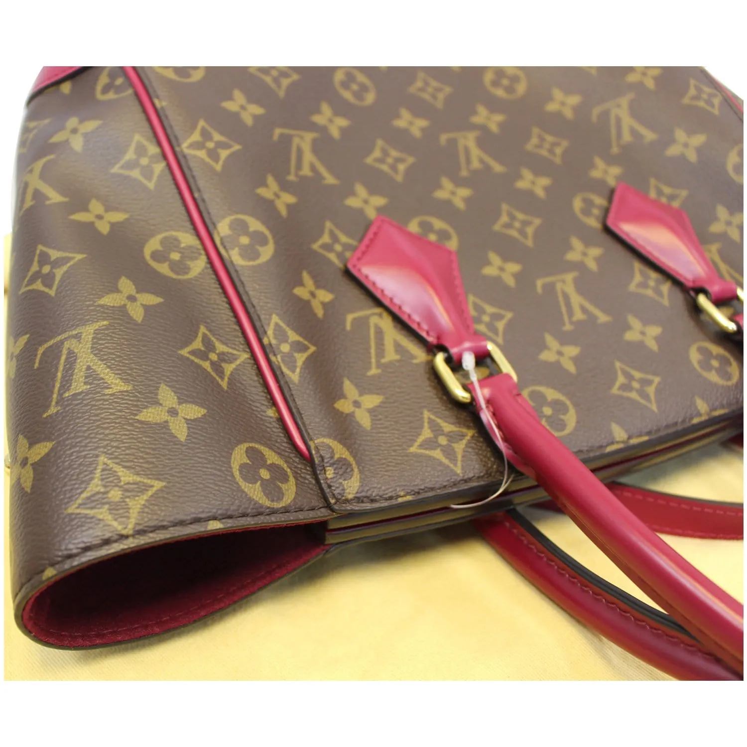 LOUIS VUITTON Phenix Monogram Canvas Shoulder Handbag Fuchsia