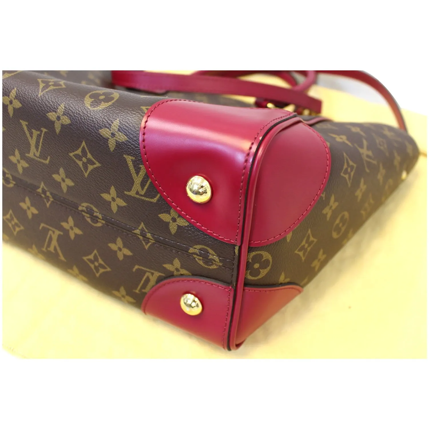 LOUIS VUITTON Phenix Monogram Canvas Shoulder Handbag Fuchsia
