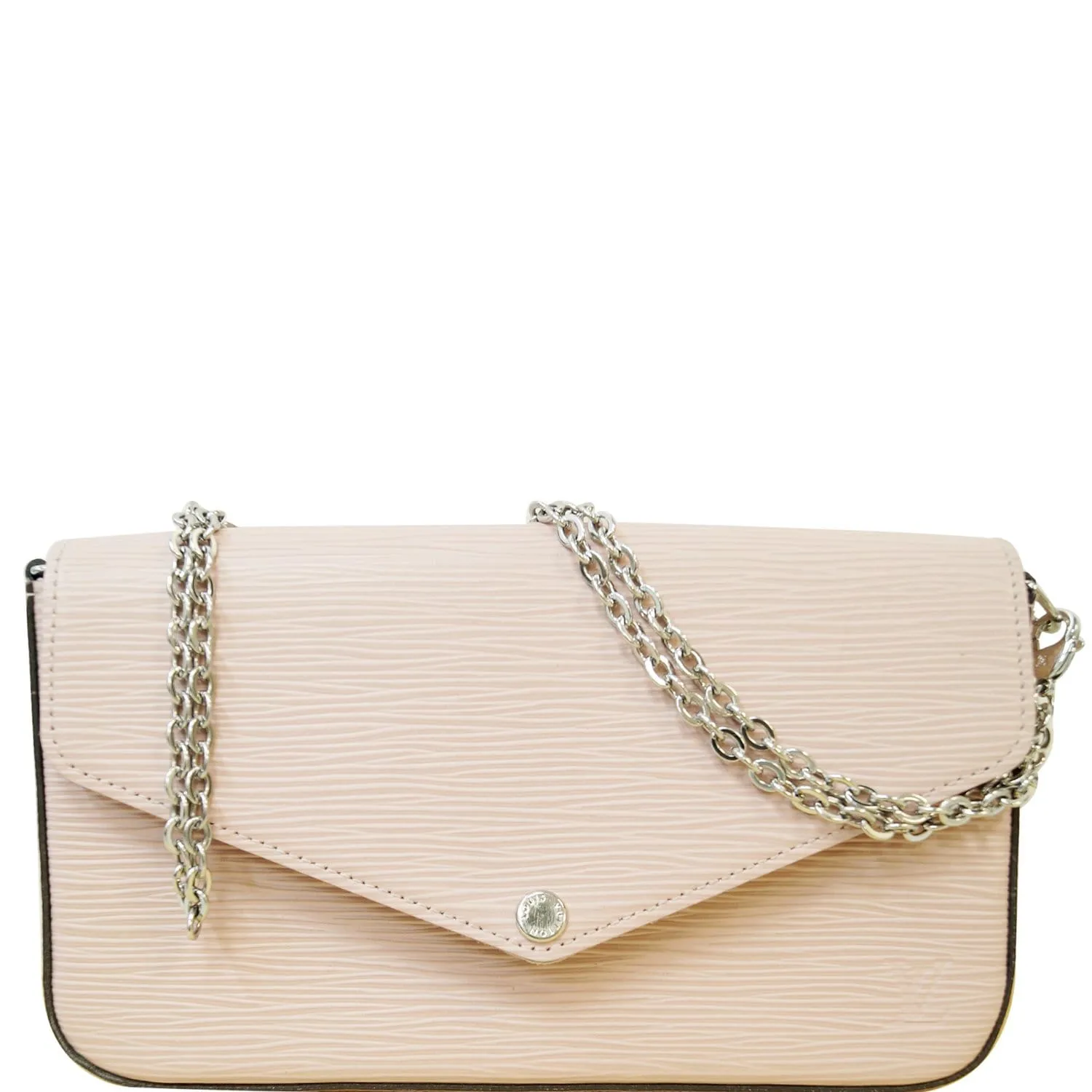 LOUIS VUITTON Pochette Felicie Epi Leather Crossbody Bag Pink - 15% OFF