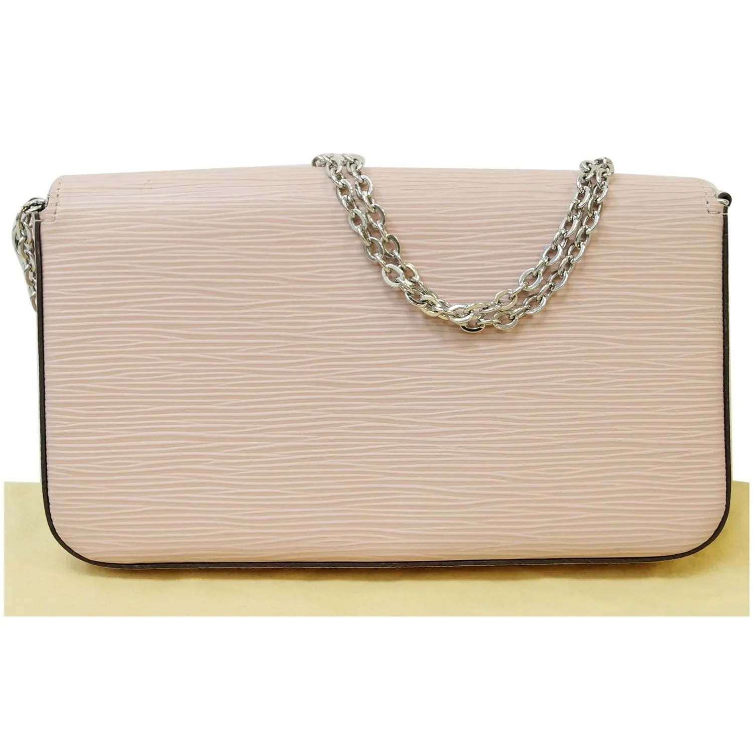 LOUIS VUITTON Pochette Felicie Epi Leather Crossbody Bag Pink - 15% OFF