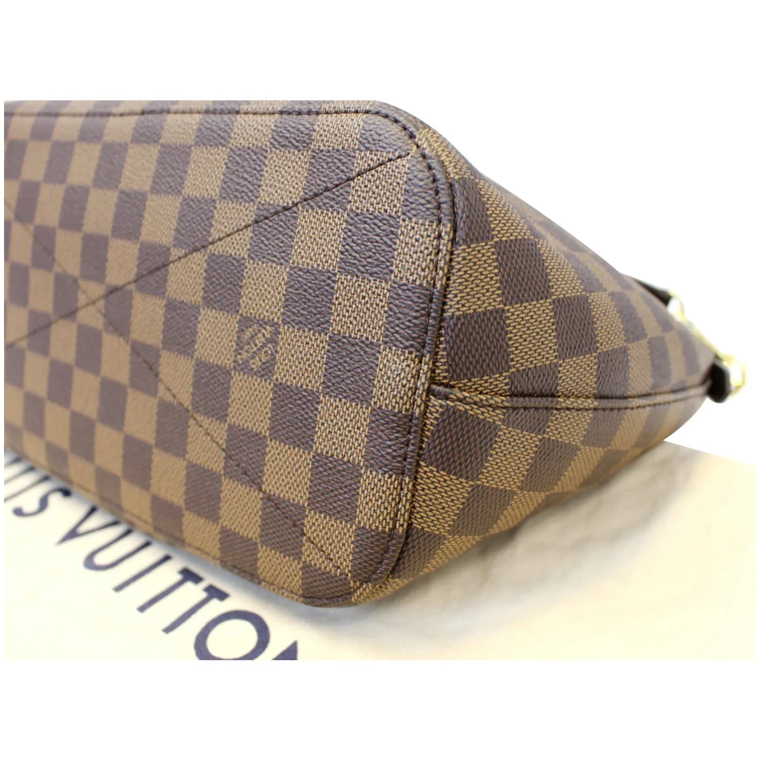 LOUIS VUITTON Siena MM Damier Ebene Shoulder Bag Brown