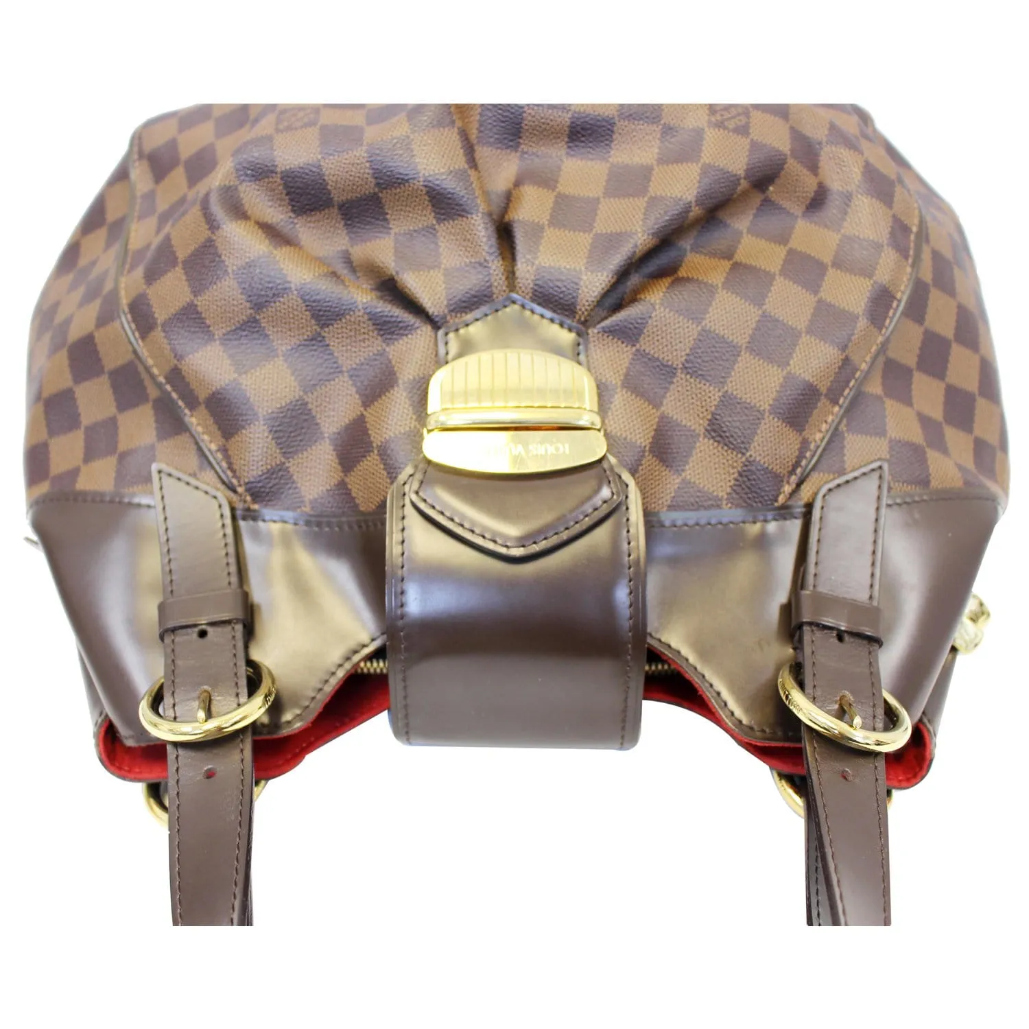 LOUIS VUITTON Sistina GM Damier Ebene Shoulder Handbag